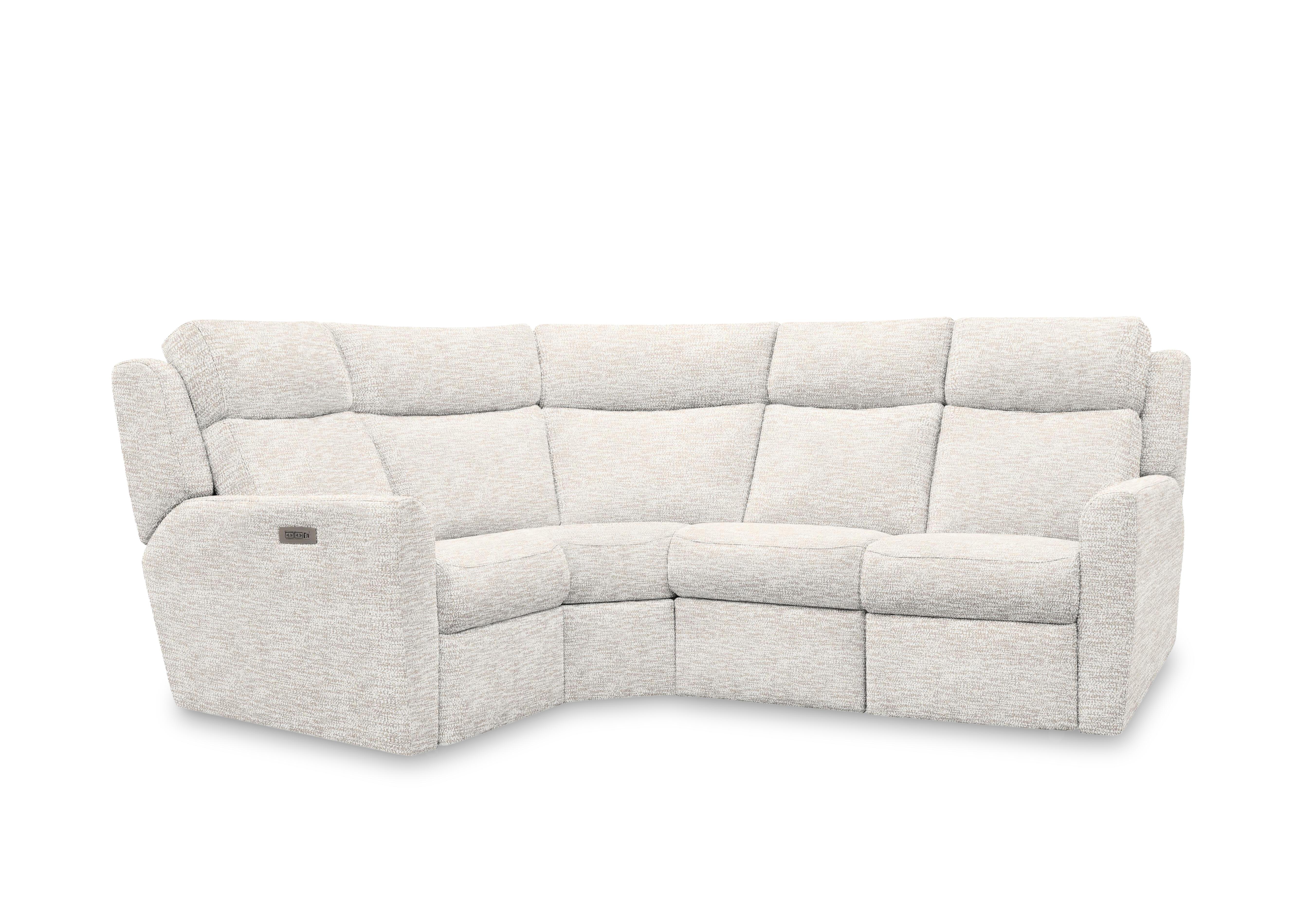 Wren Small Fabric Corner Sofa in C931 Rush Cream on Furniture Village