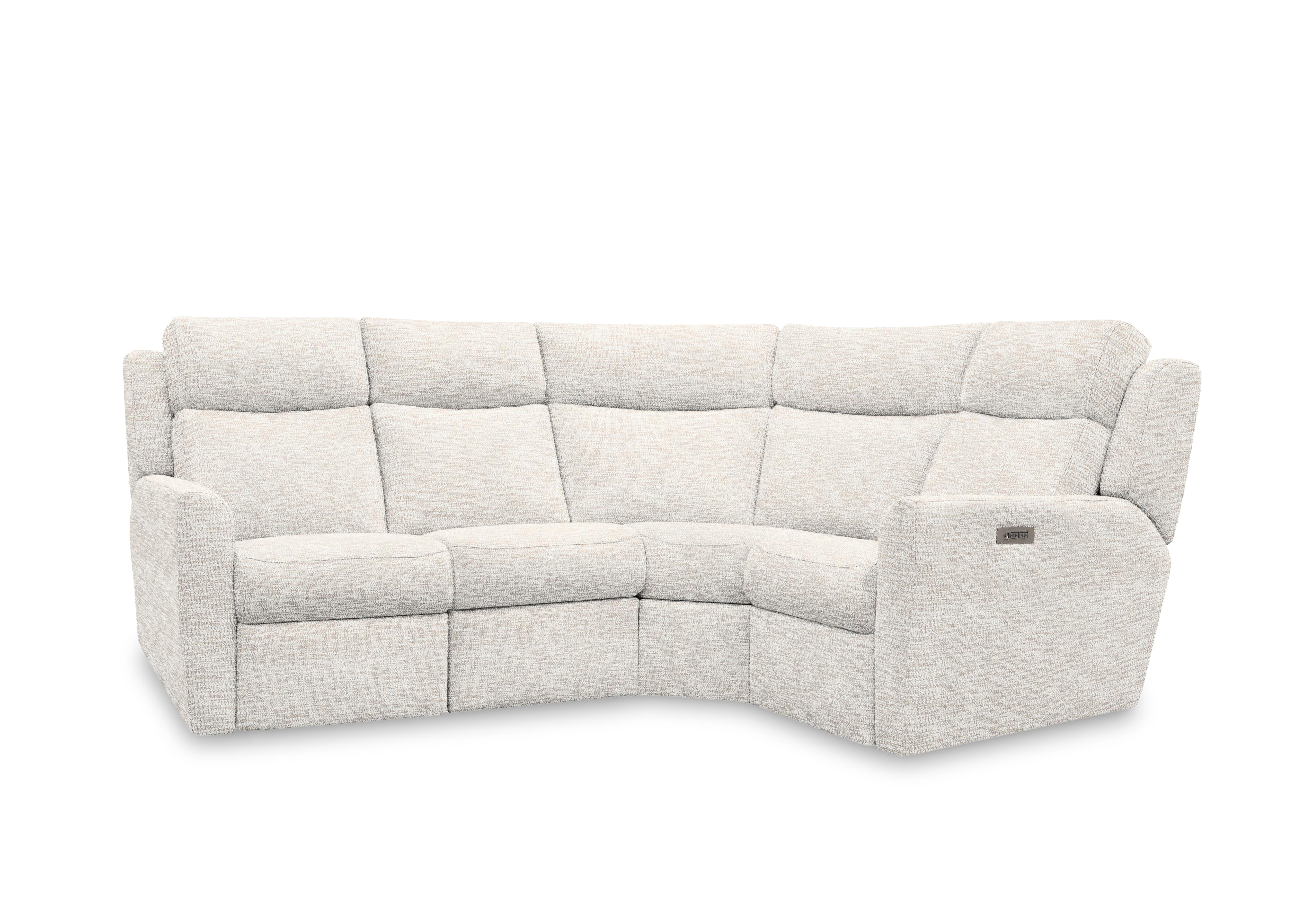 Wren Small Fabric Corner Sofa in C931 Rush Cream on Furniture Village