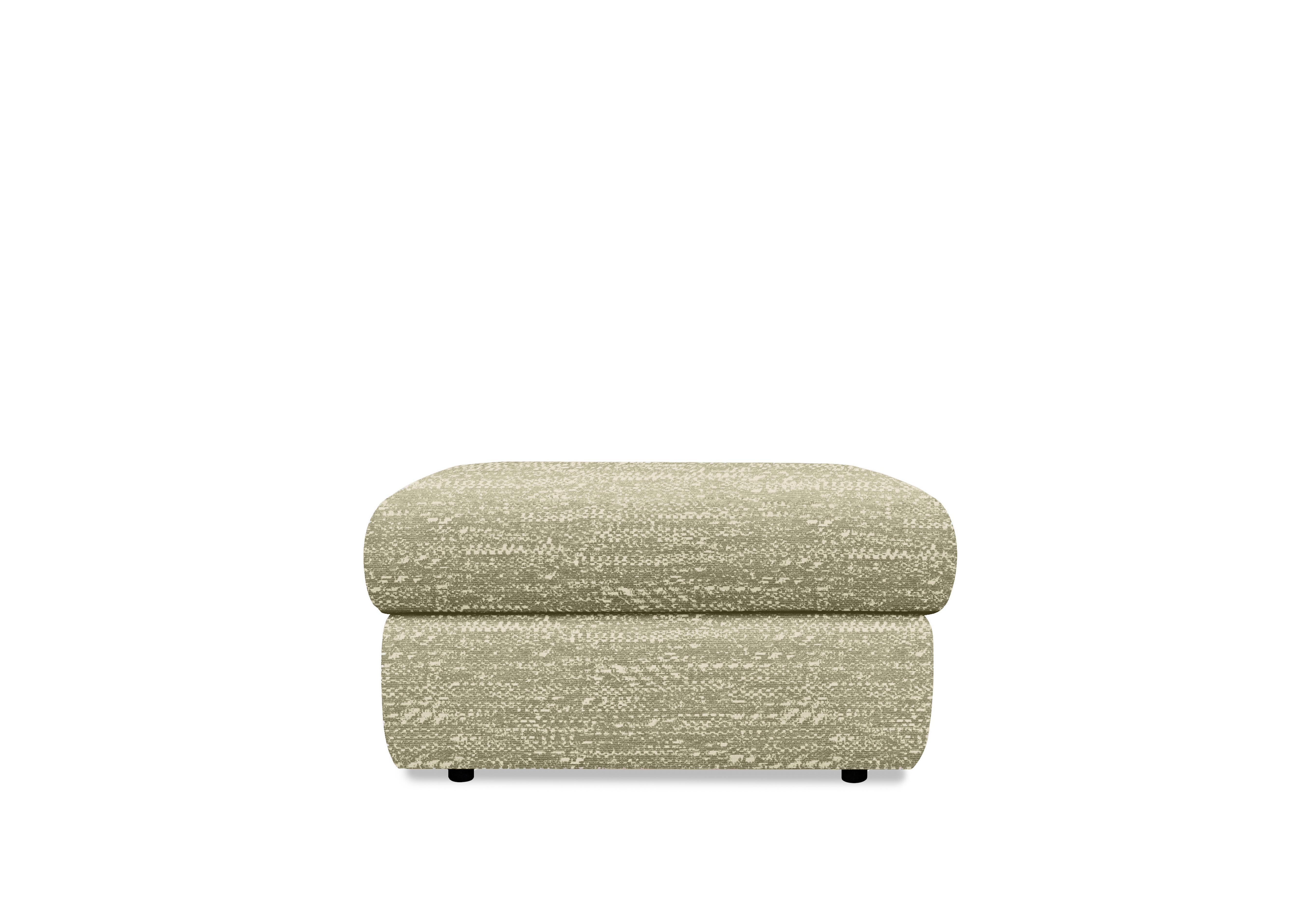 Wren Fabric Storage Footstool in A048 Maddox Sea Breeze on Furniture Village
