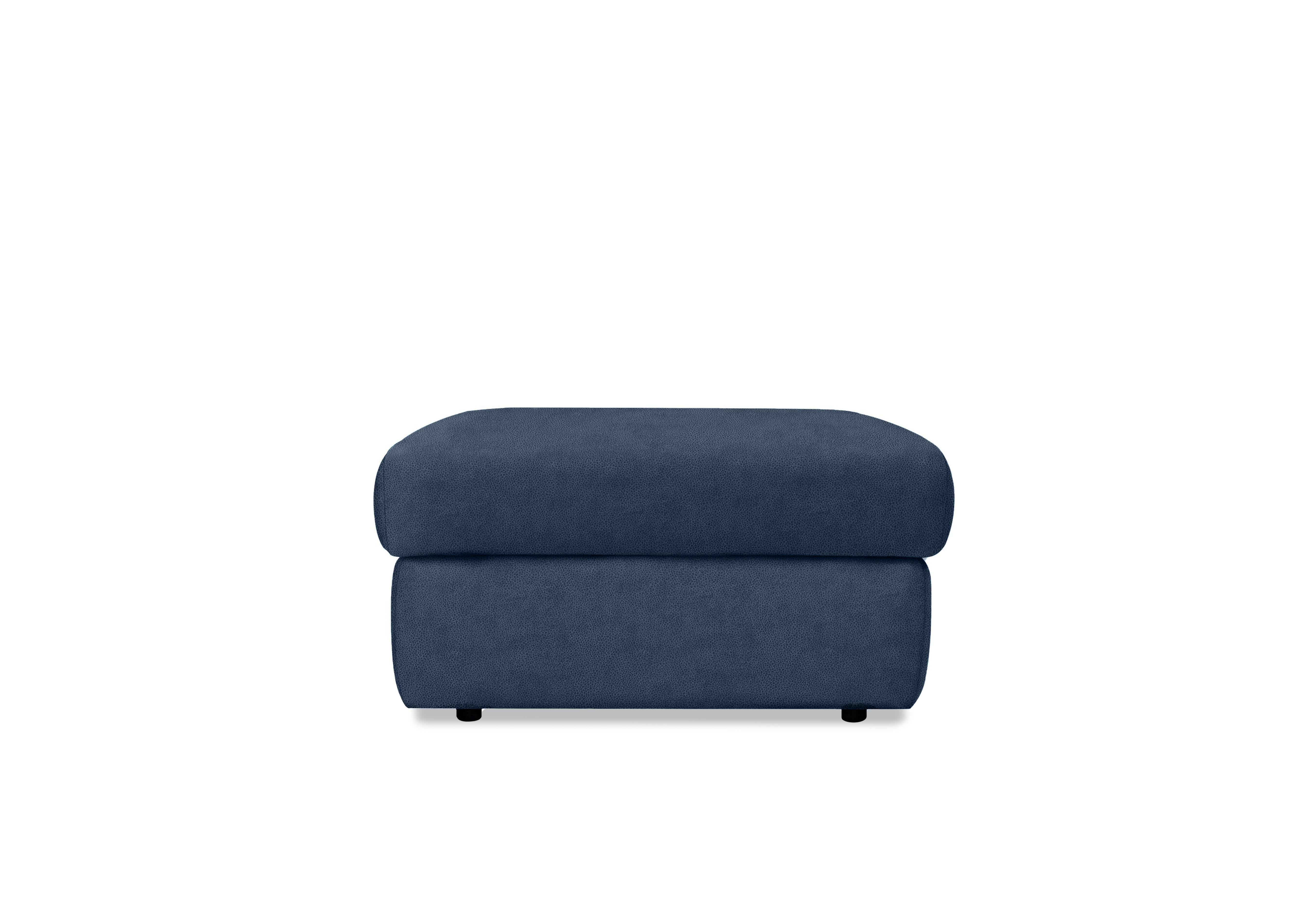 Wren Fabric Storage Footstool in A125 Stingray Indigo on Furniture Village