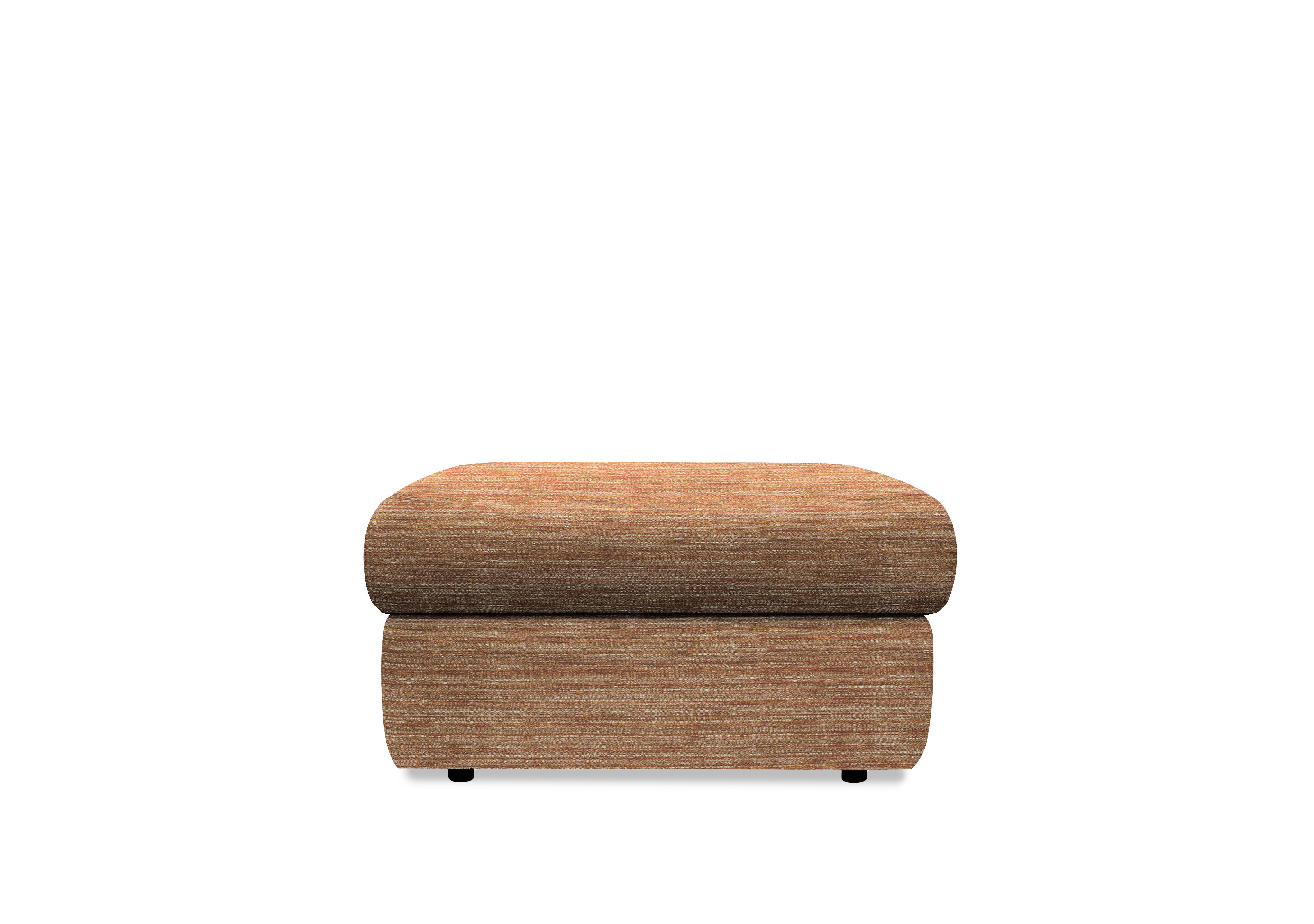Wren Fabric Storage Footstool in B908 Victoria Ginger on Furniture Village