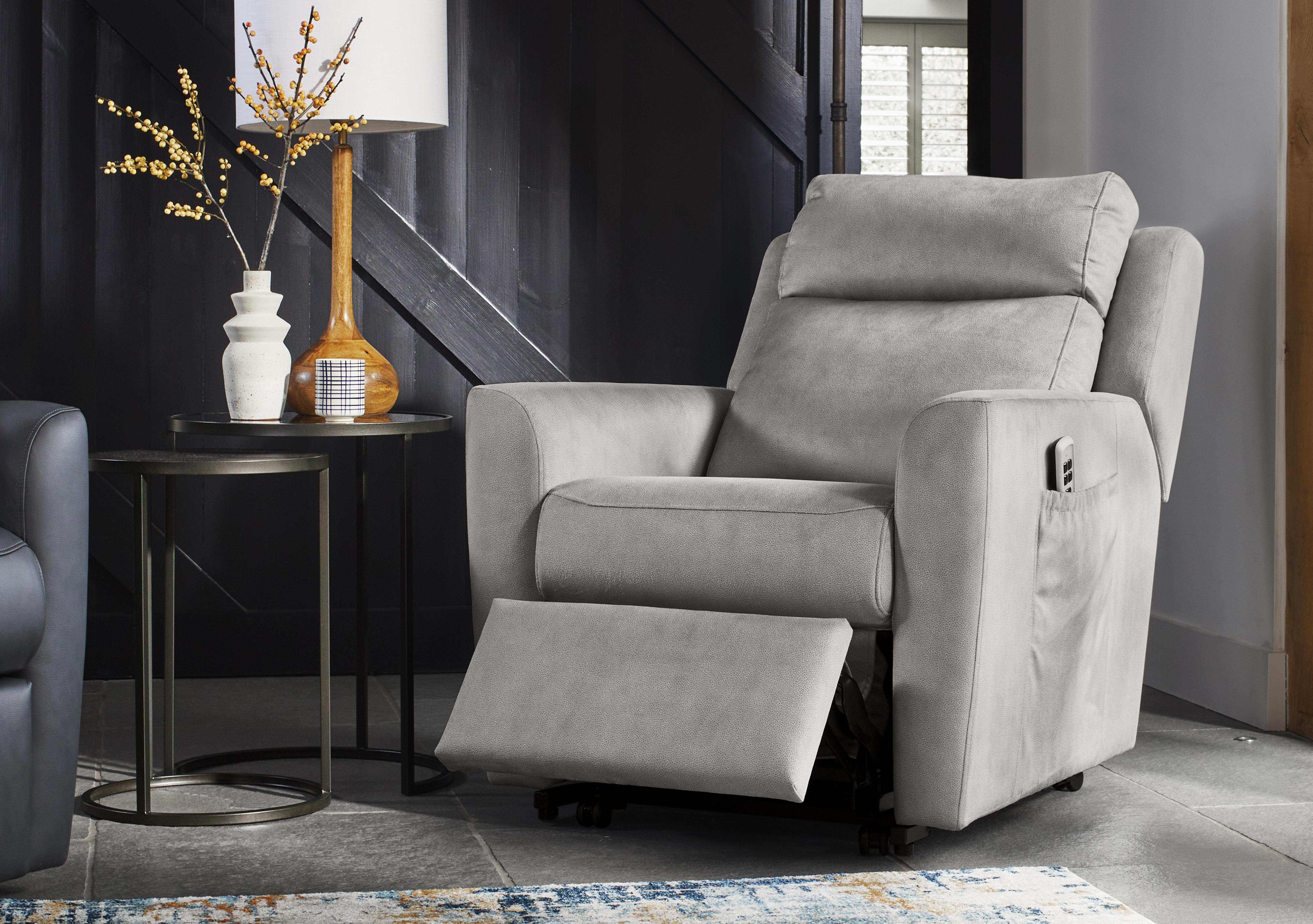 Wren Lift and Rise Fabric Chair in  on Furniture Village