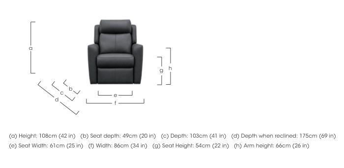 Wren Lift and Rise Leather Chair in  on Furniture Village
