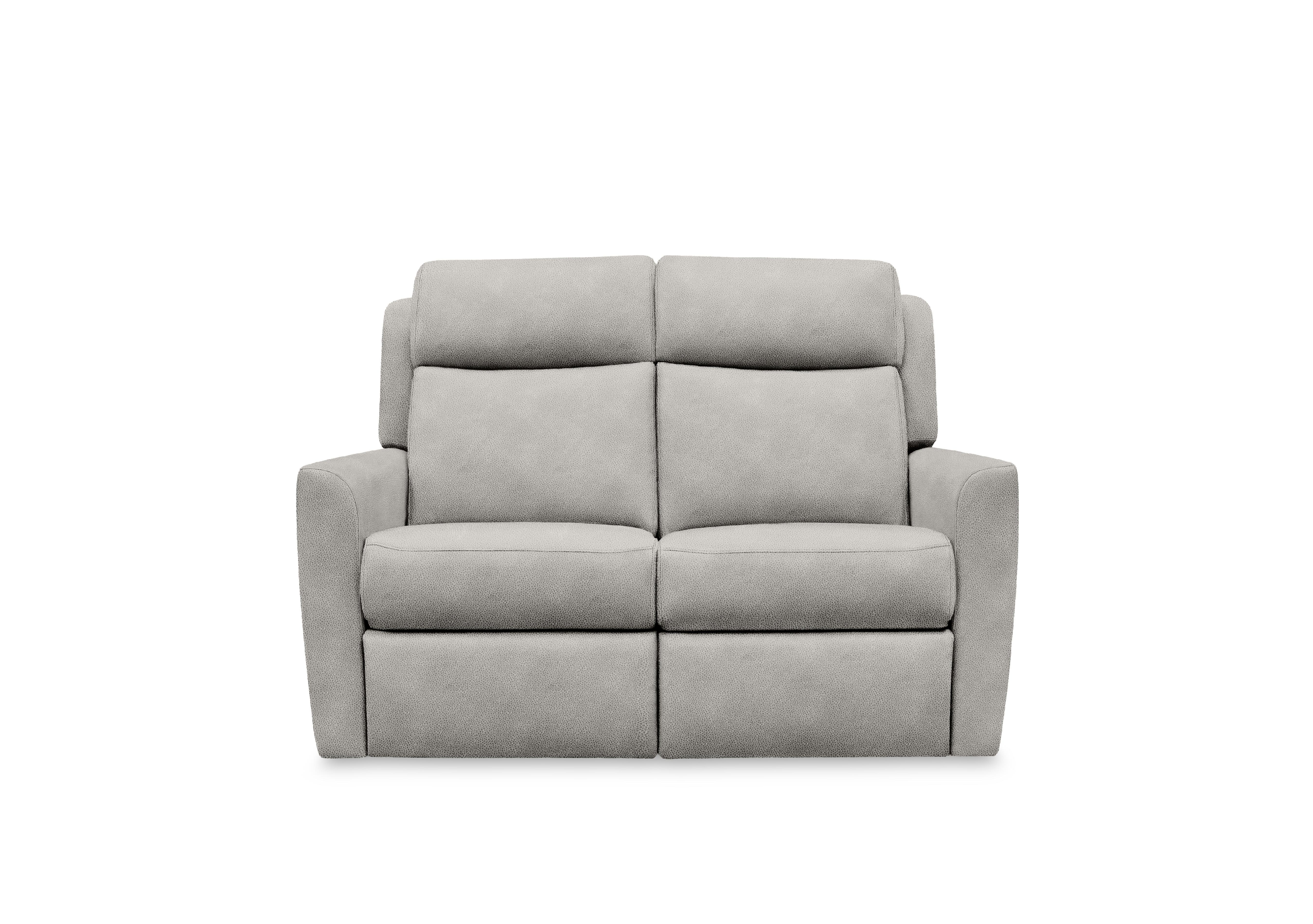 Wren 2 Seater Fabric Power Recliner Sofa with Power Headrests and Power Lumbar in A123 Stingray Platinum on Furniture Village