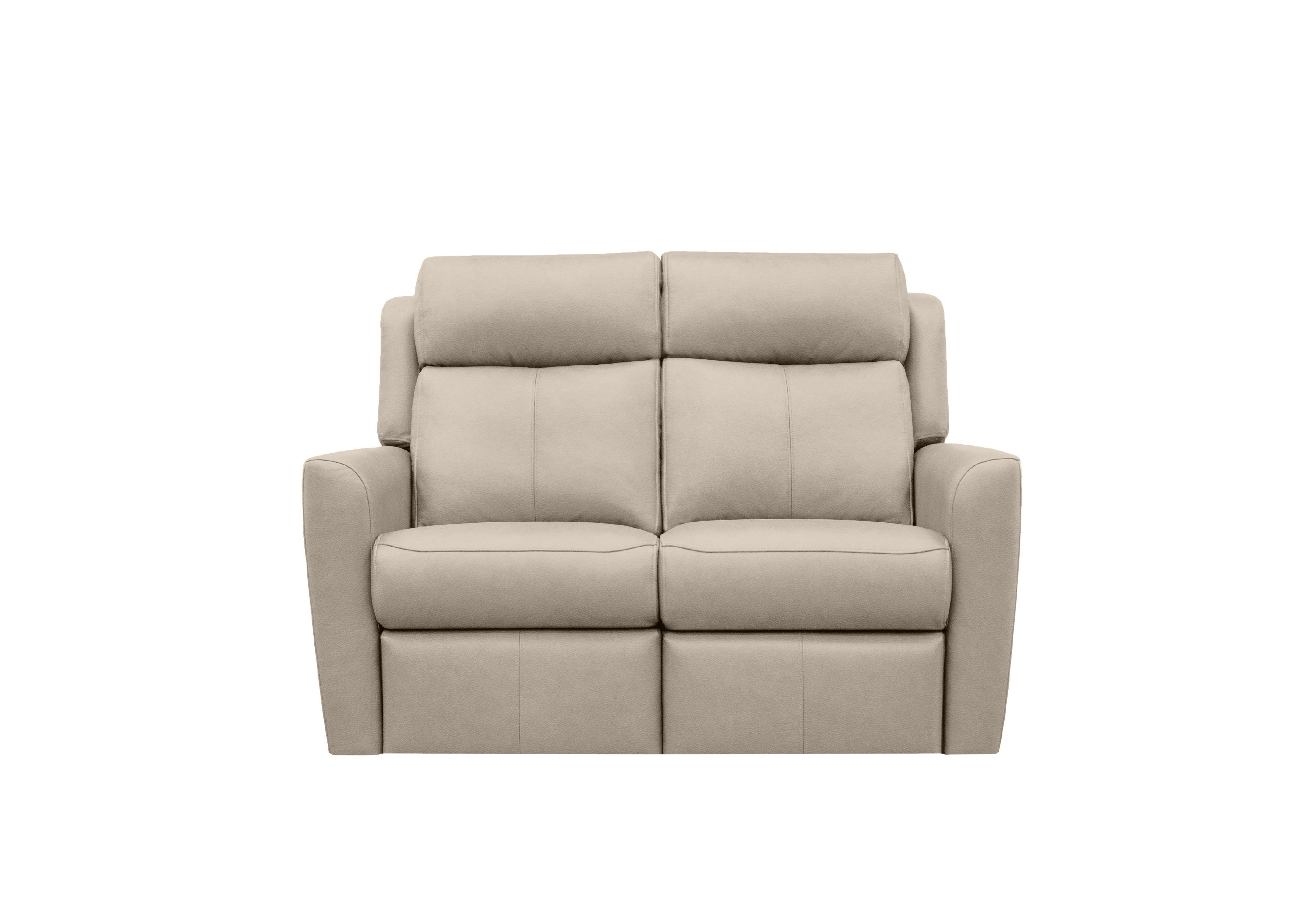 Wren 2 Seater Leather Power Recliner Sofa with Power Headrests and Power Lumbar in H001 Oxford Mushroom on Furniture Village