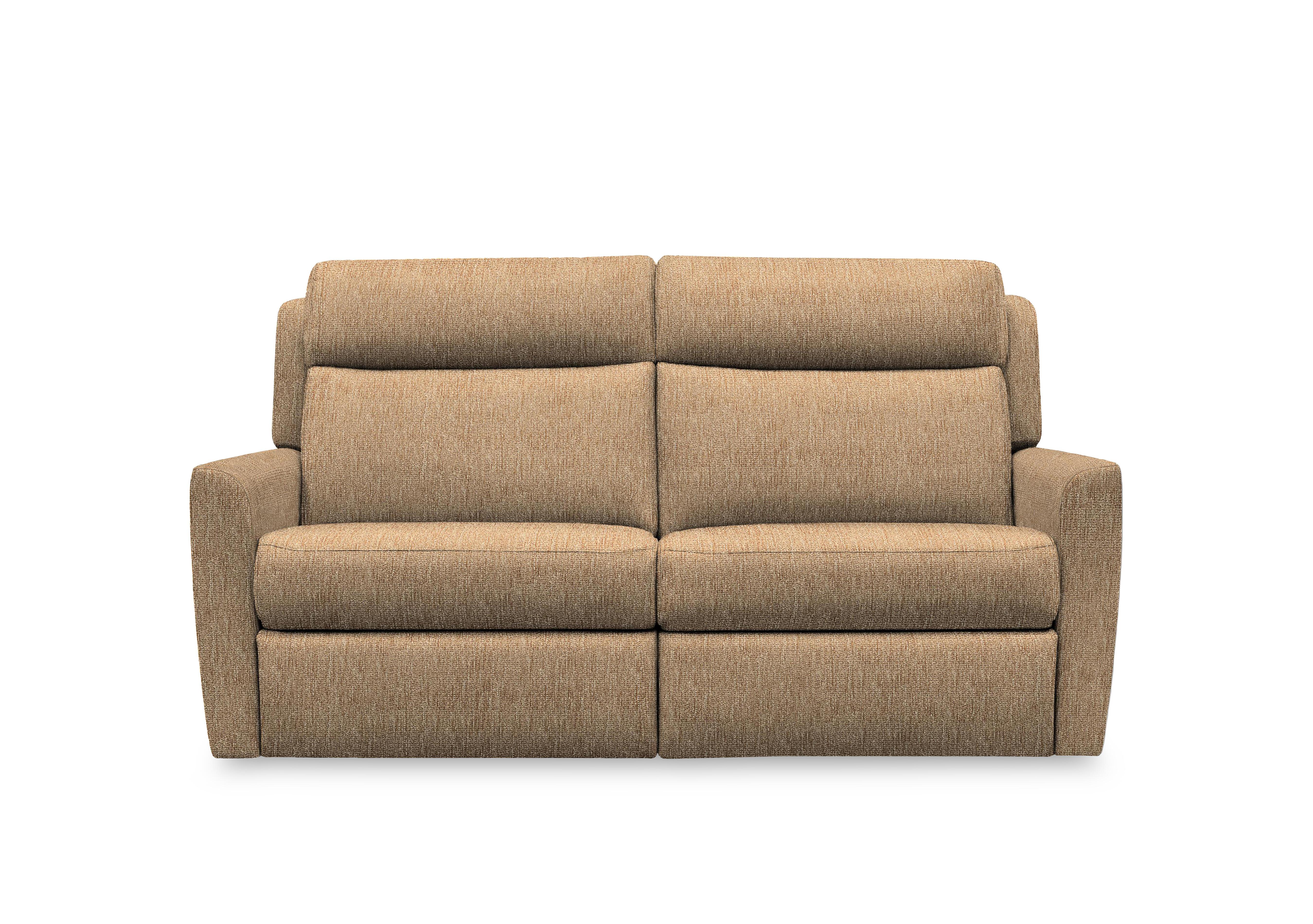 Wren 2 Cushion 3 Seater Fabric Power Recliner Sofa with Power Headrests and Power Lumbar in A070 Boucle Cocoa on Furniture Village