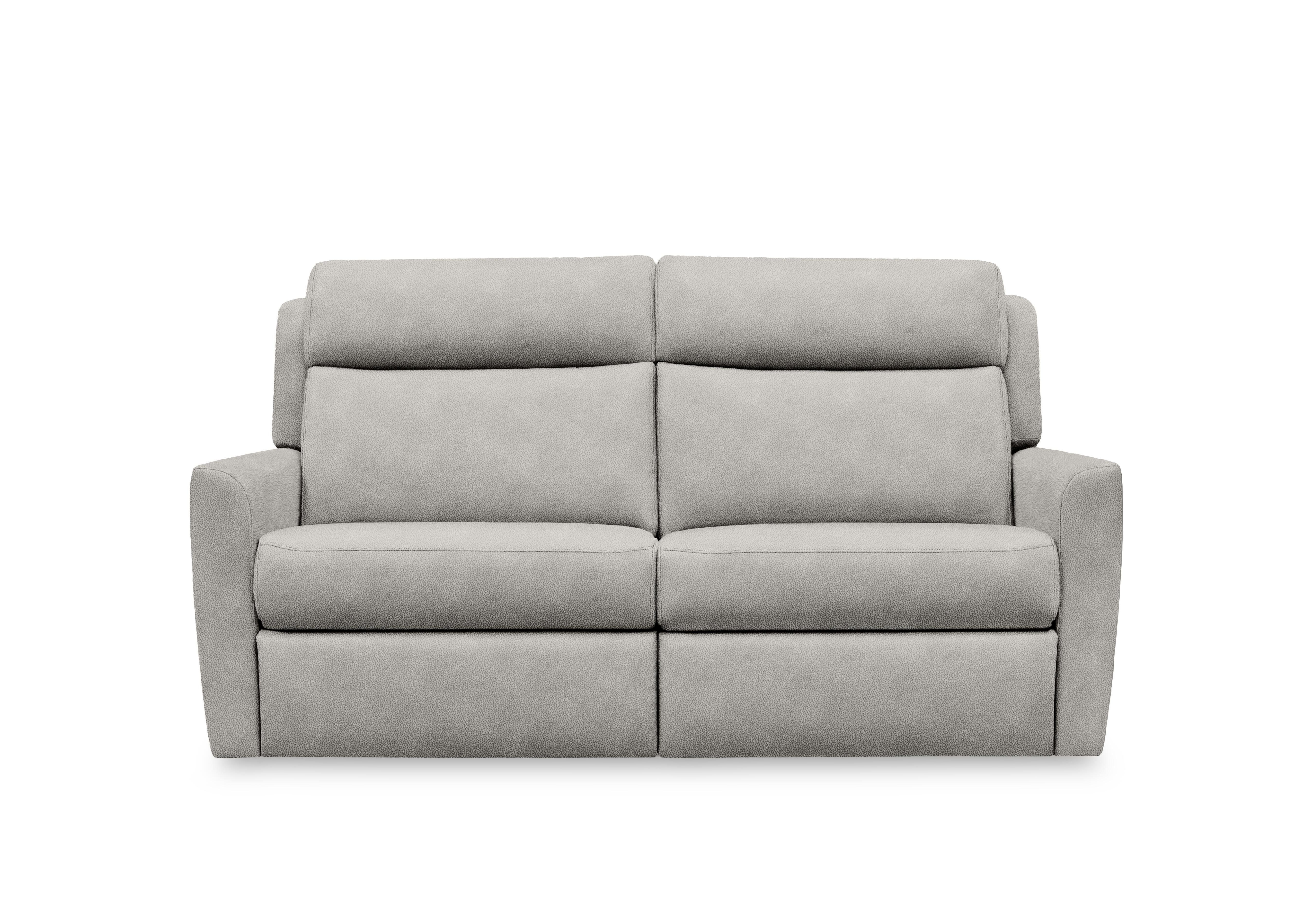 Wren 2 Cushion 3 Seater Fabric Power Recliner Sofa with Power Headrests and Power Lumbar in A123 Stingray Platinum on Furniture Village