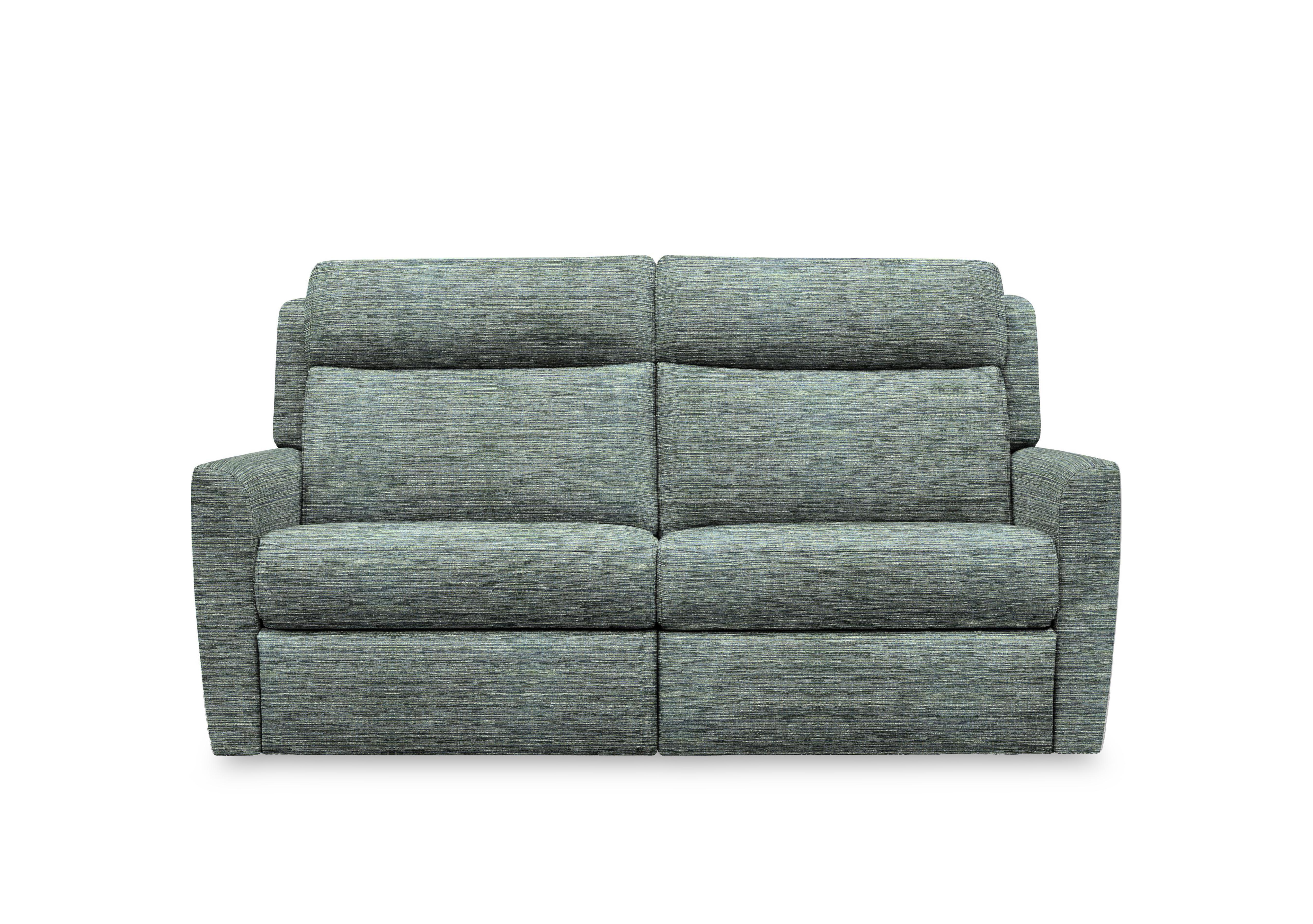 Wren 2 Cushion 3 Seater Fabric Power Recliner Sofa with Power Headrests and Power Lumbar in B925 Waffle Marine on Furniture Village