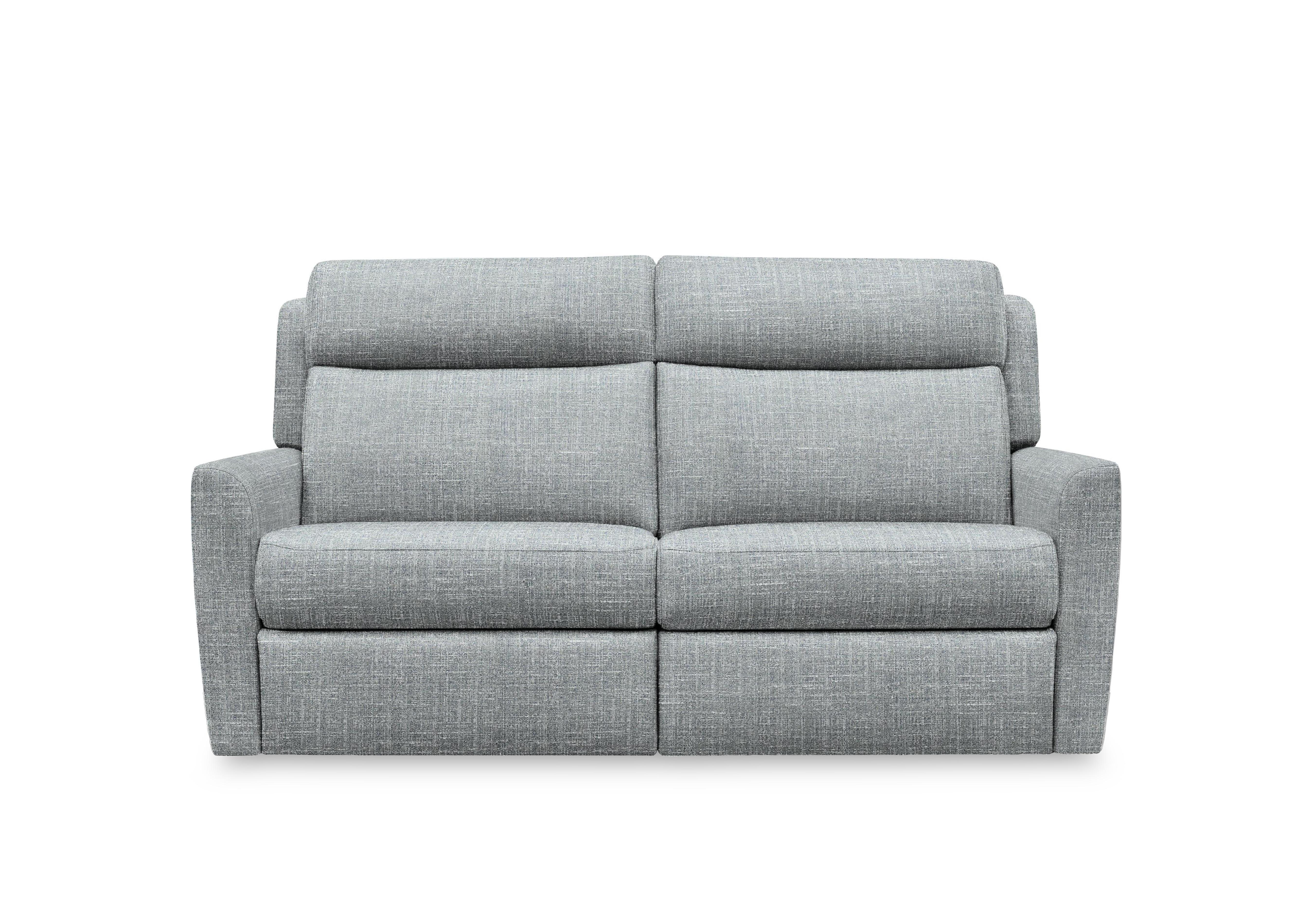Wren 2 Cushion 3 Seater Fabric Power Recliner Sofa with Power Headrests and Power Lumbar in B932 Beach Duck Egg on Furniture Village