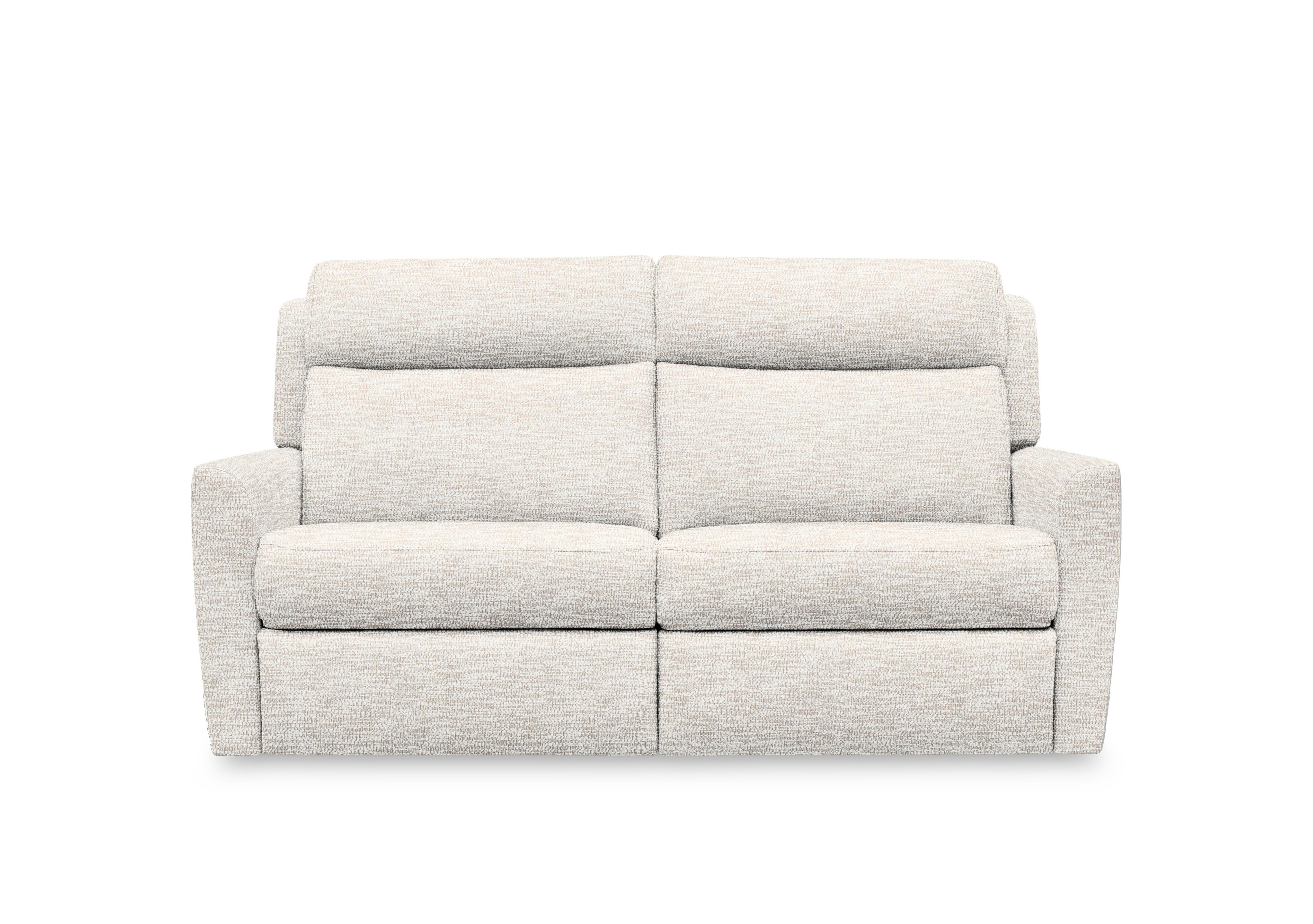 Wren 2 Cushion 3 Seater Fabric Power Recliner Sofa with Power Headrests and Power Lumbar in C931 Rush Cream on Furniture Village