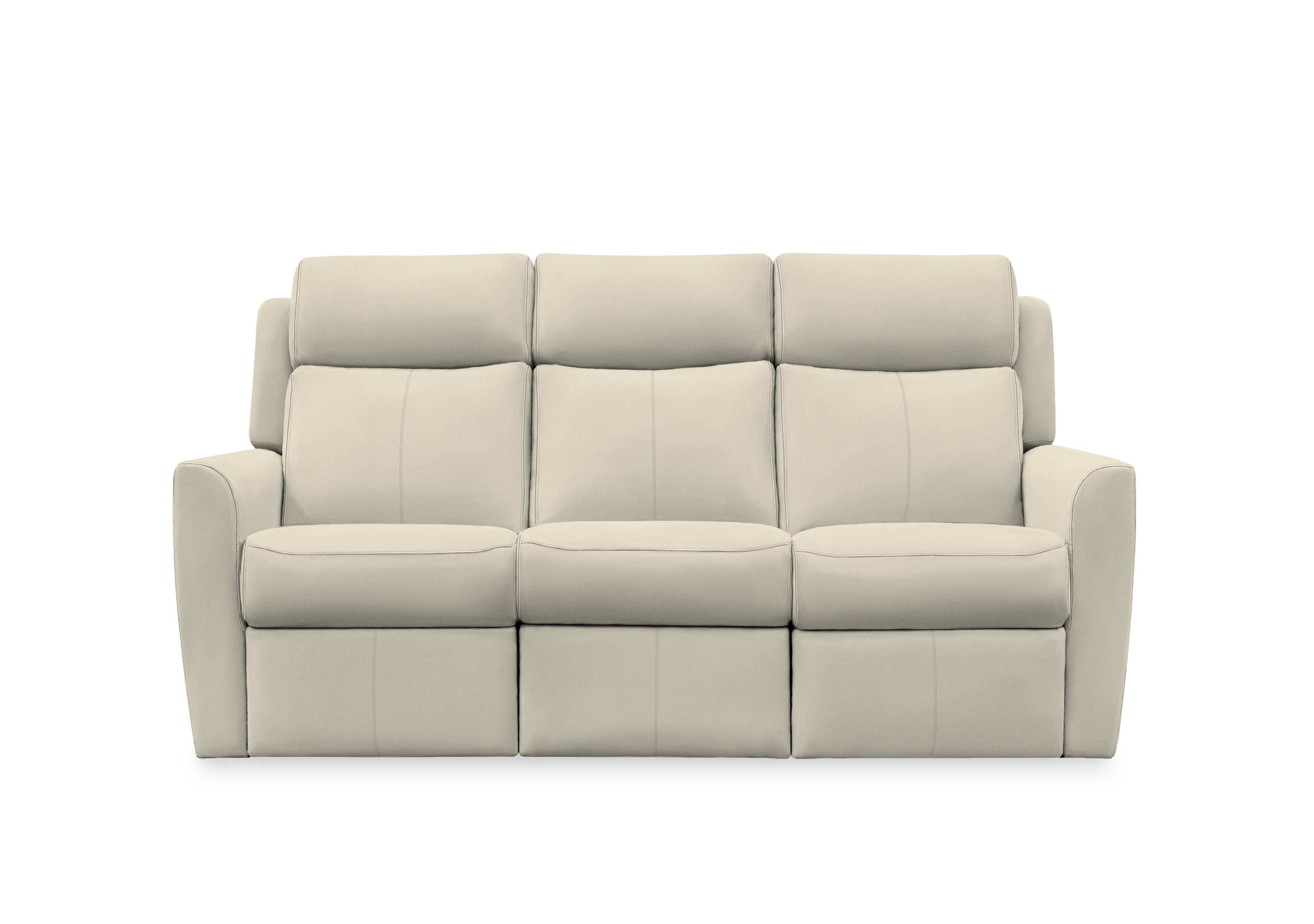 Wren 3 Seater Leather Power Recliner Sofa with Power Headrests and Power Lumbar in H012 Durham Olive on Furniture Village