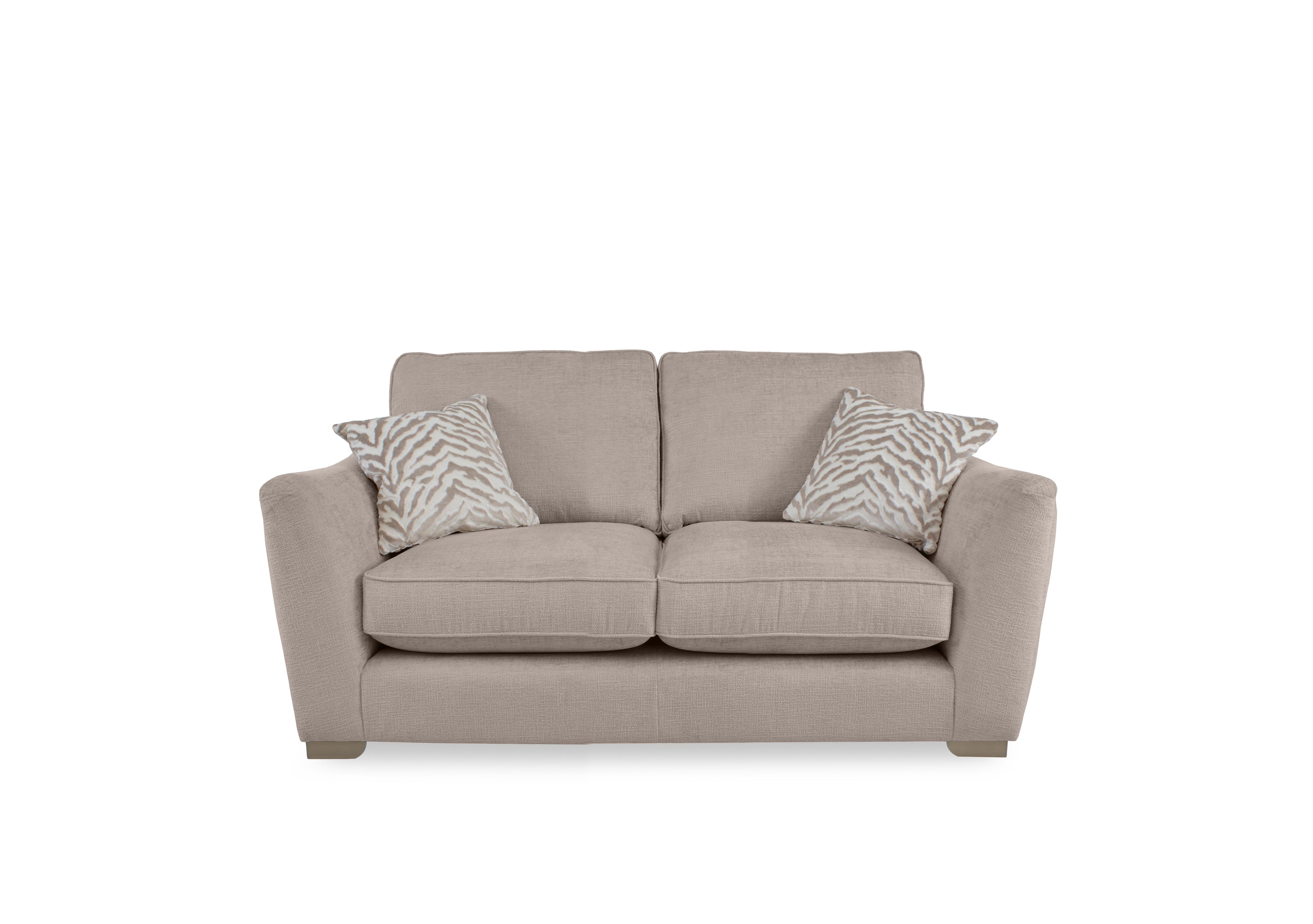 Boujee 2 Seater Classic Back Sofa in Lustro Biscuit Ct on Furniture Village