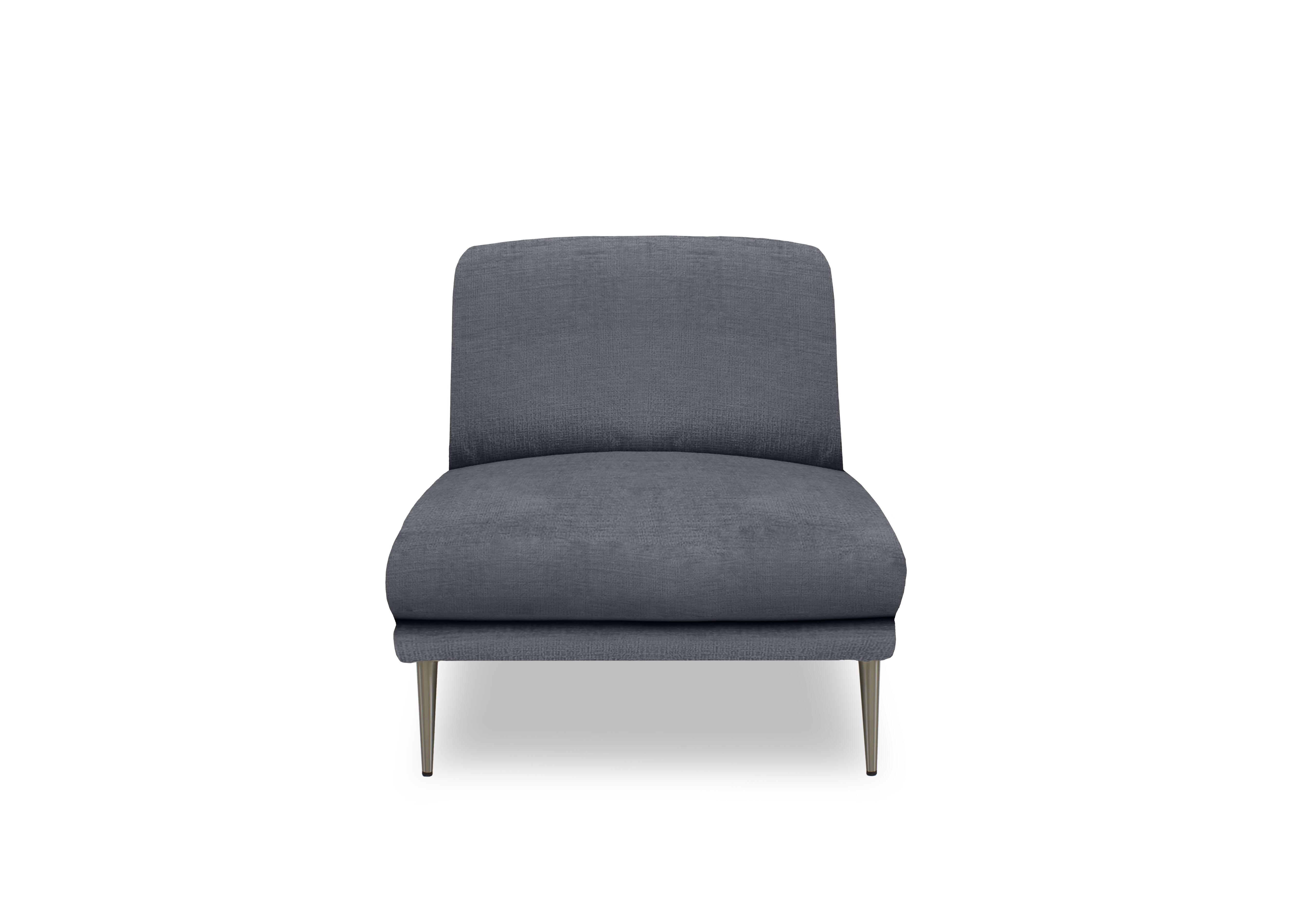 Boujee Accent Chair in Lustro Steel on Furniture Village