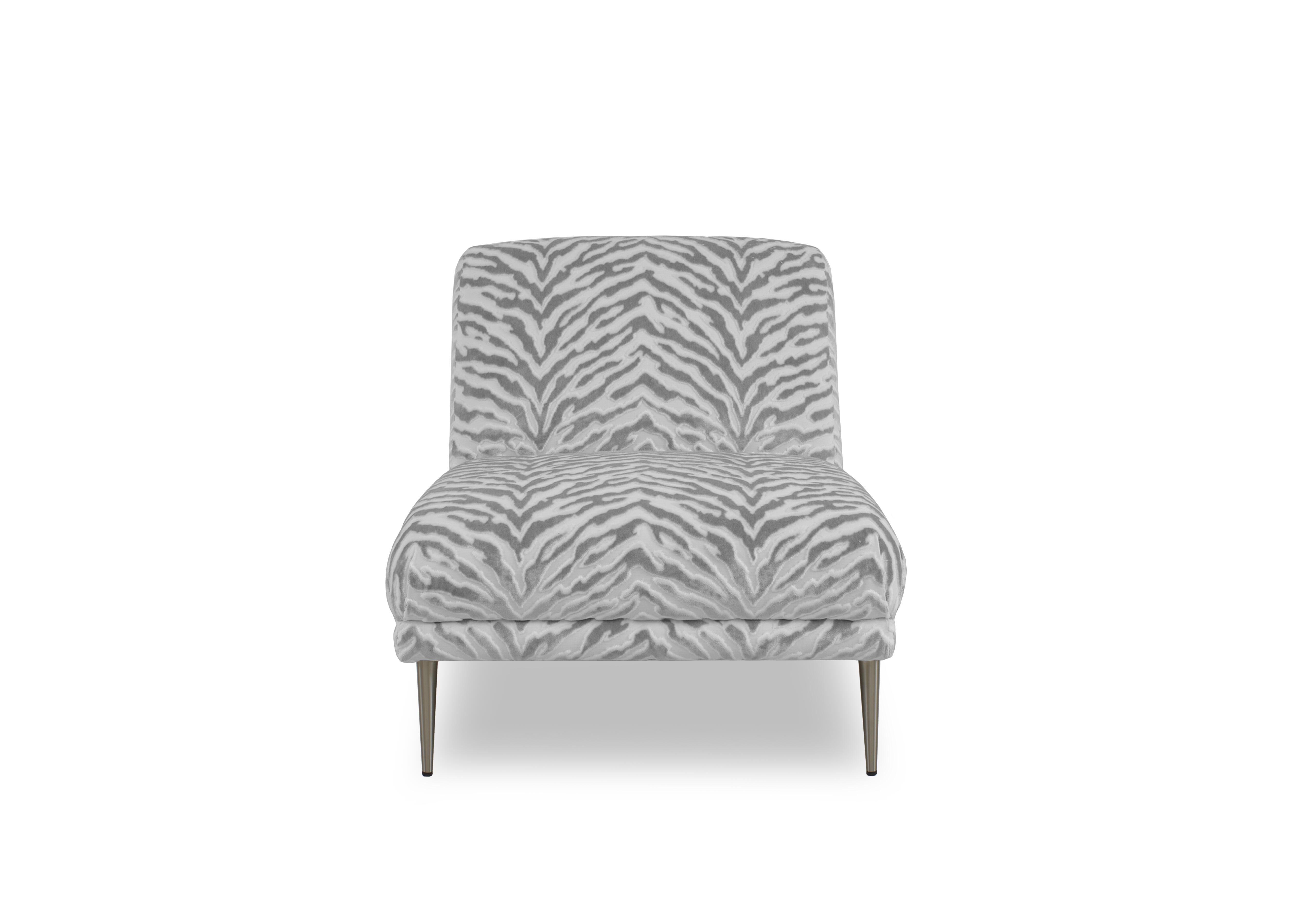 Boujee Accent Chair in Zora Silver on Furniture Village