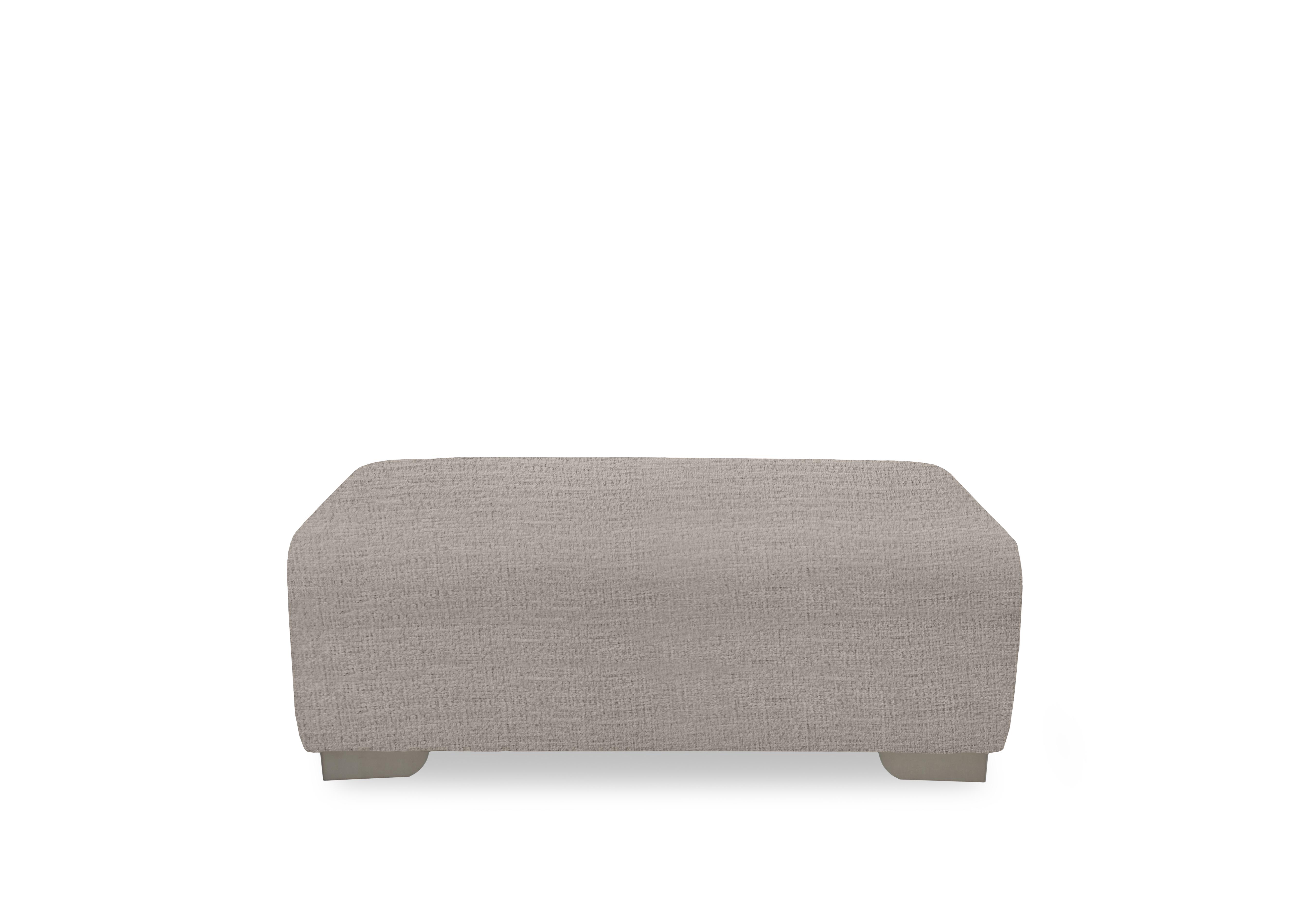 Boujee Footstool in Lustro Biscuit Ct on Furniture Village