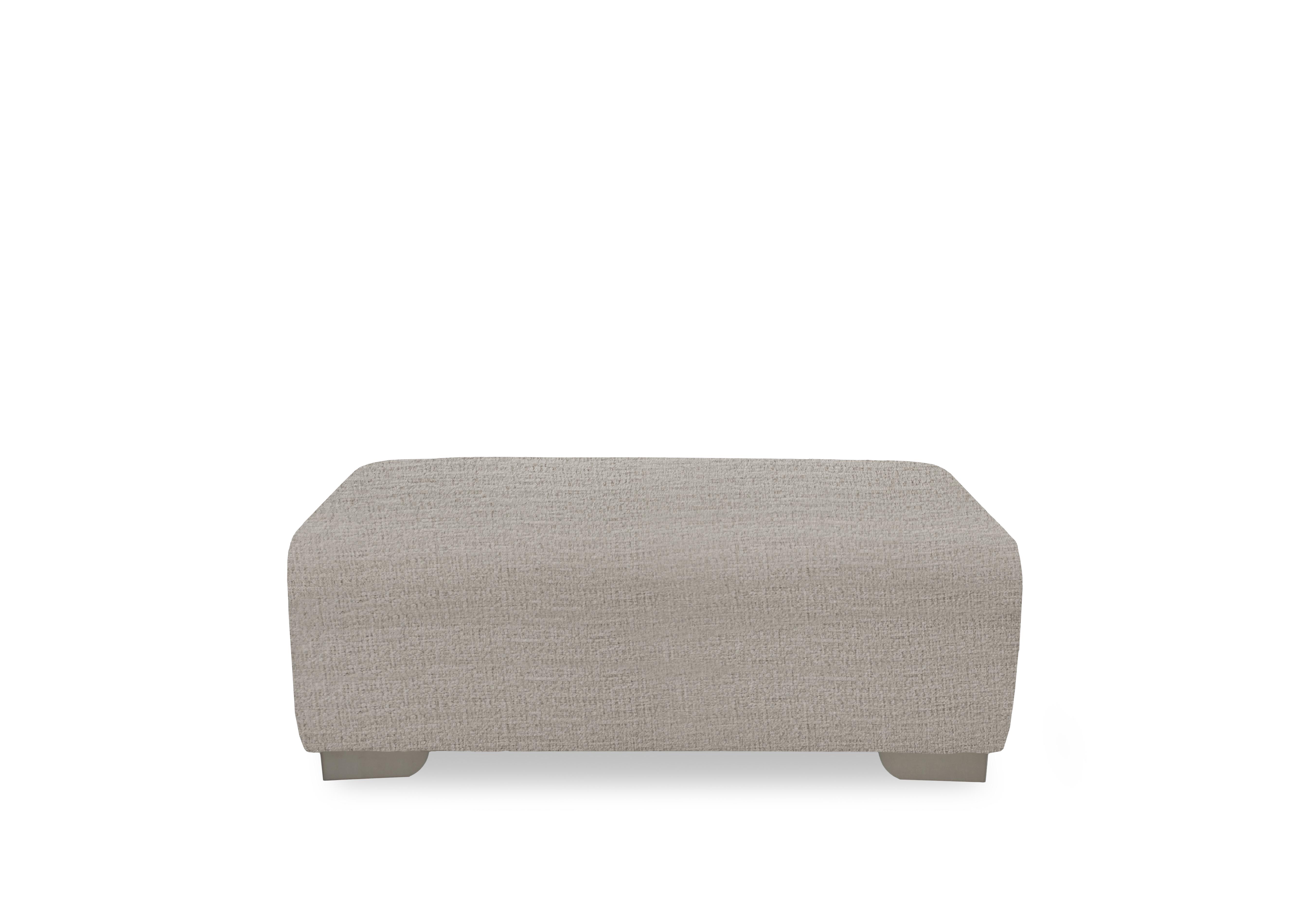 Boujee Footstool in Lustro Dove Ct on Furniture Village