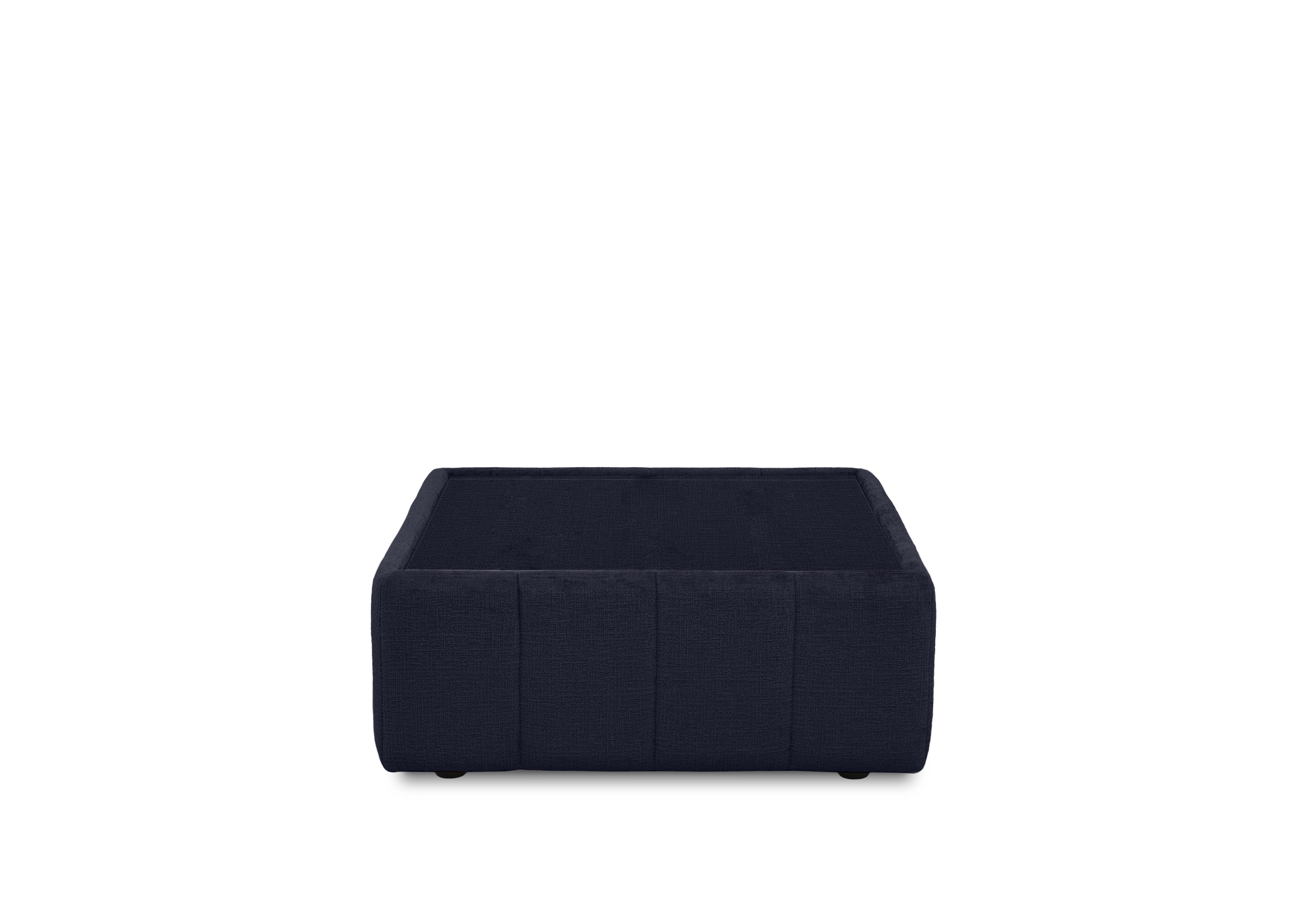 Boujee Square Glass Top Table in Lustro Indigo on Furniture Village