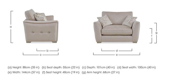 Boujee Snuggler in  on Furniture Village