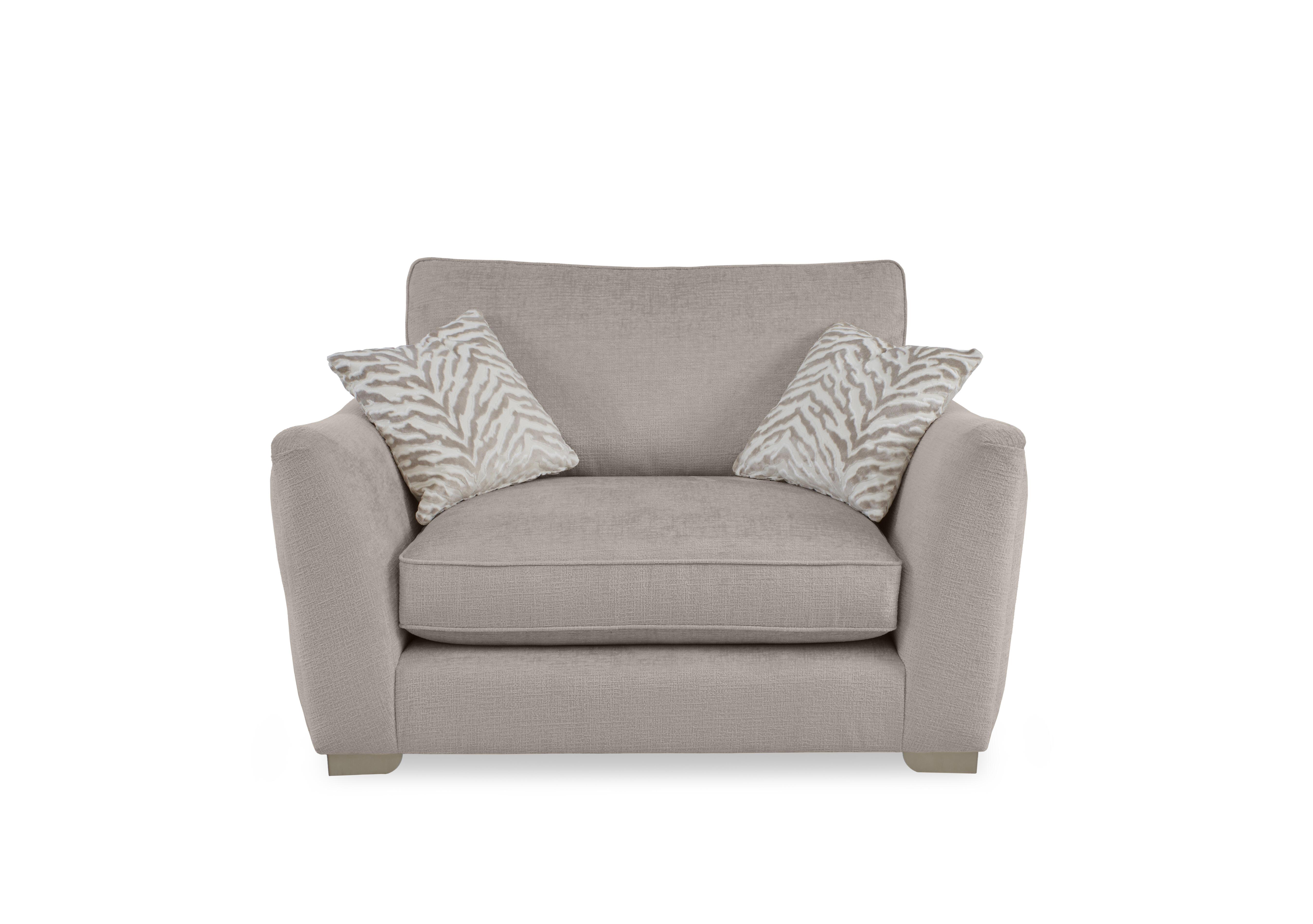 Boujee Snuggler in Lustro Biscuit Ct on Furniture Village