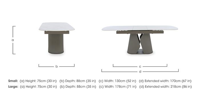 Ivy Extending Dining Table in  on Furniture Village