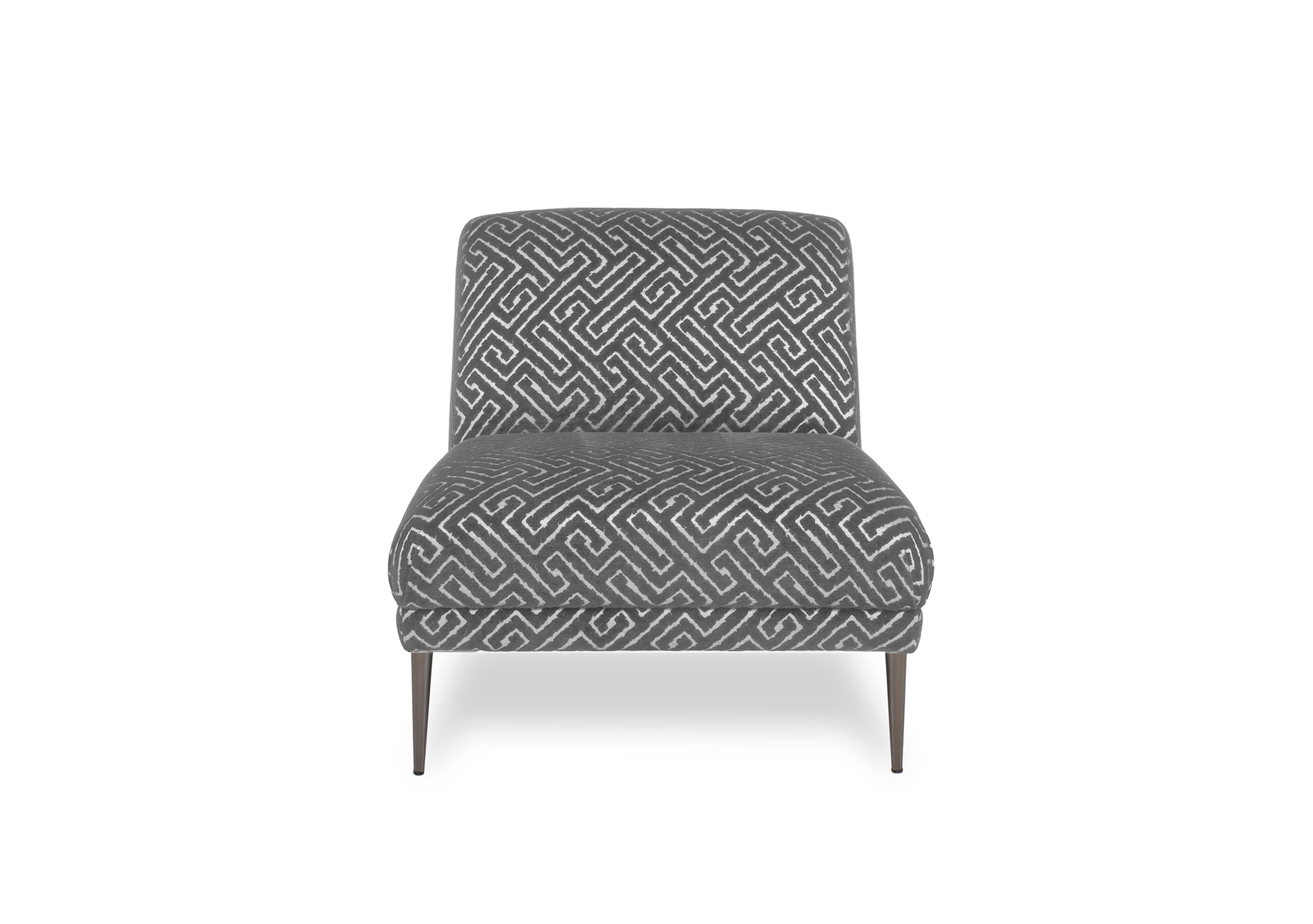 Bellissimo Accent Chair in Bellissimo Grey/Silver on Furniture Village