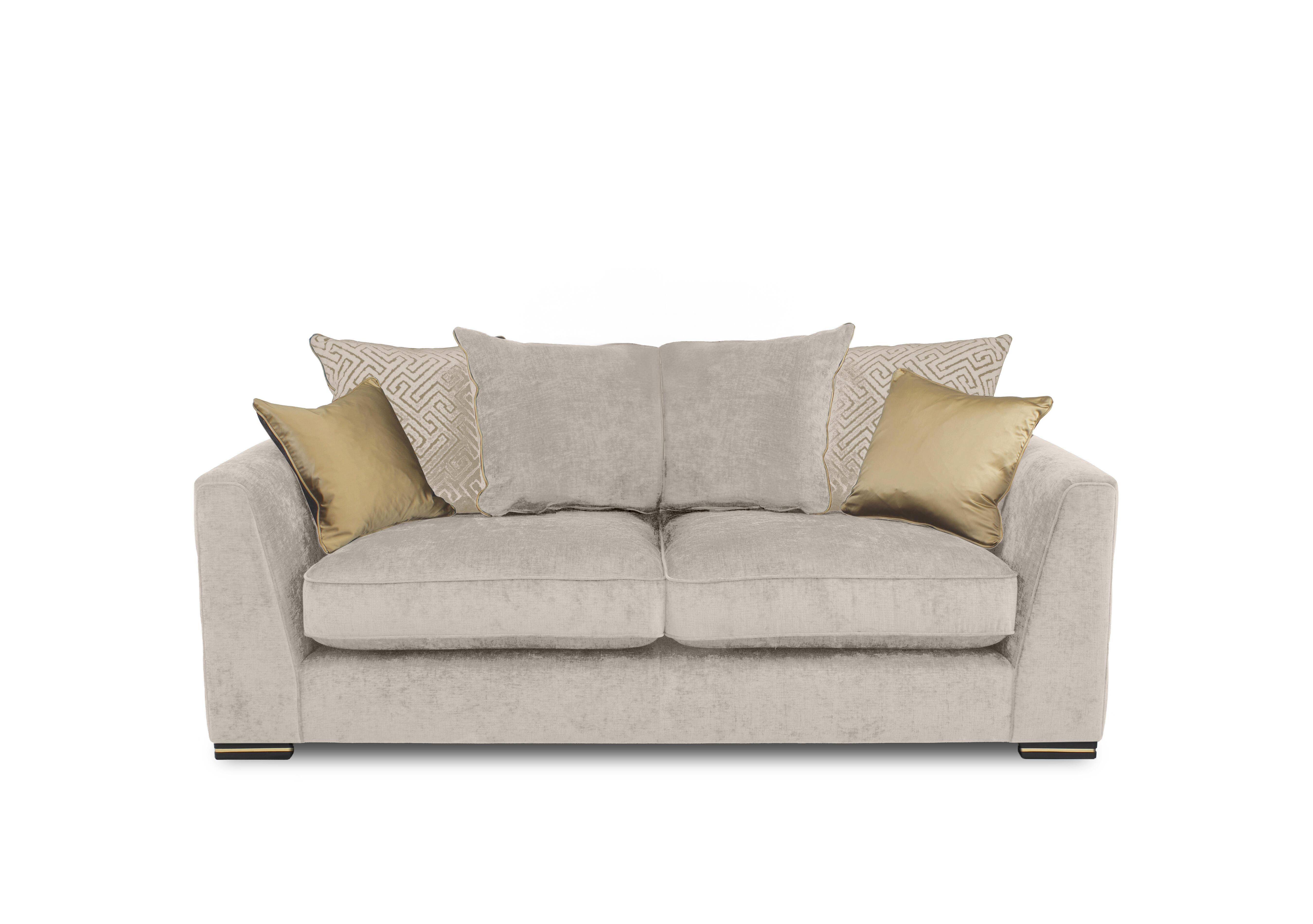Bellissimo 2 Seater Scatter Back Sofa in Mirage Pebble Cp on Furniture Village