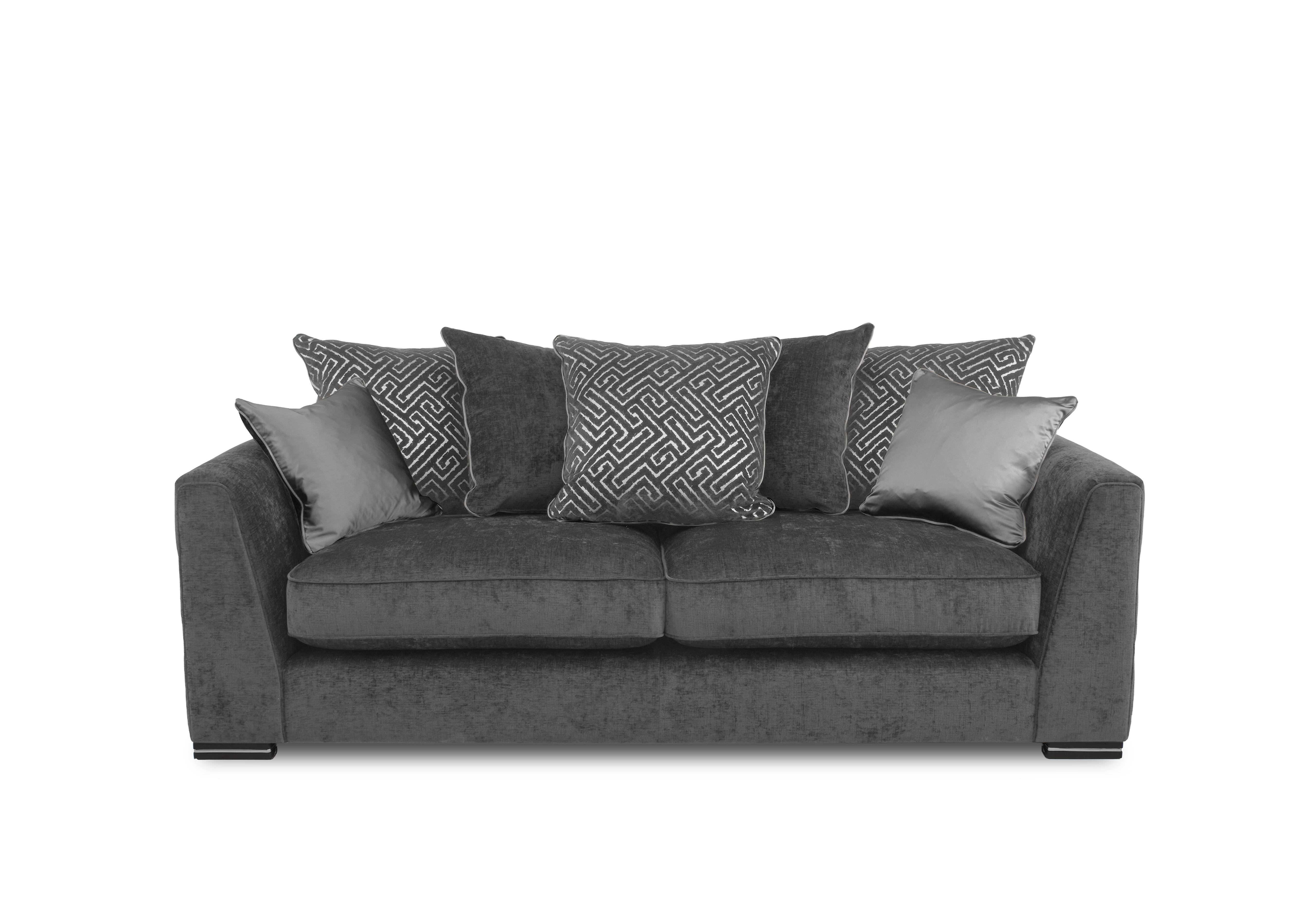 Bellissimo 3 Seater Scatter Back Sofa in Mirage Shadow Cp on Furniture Village
