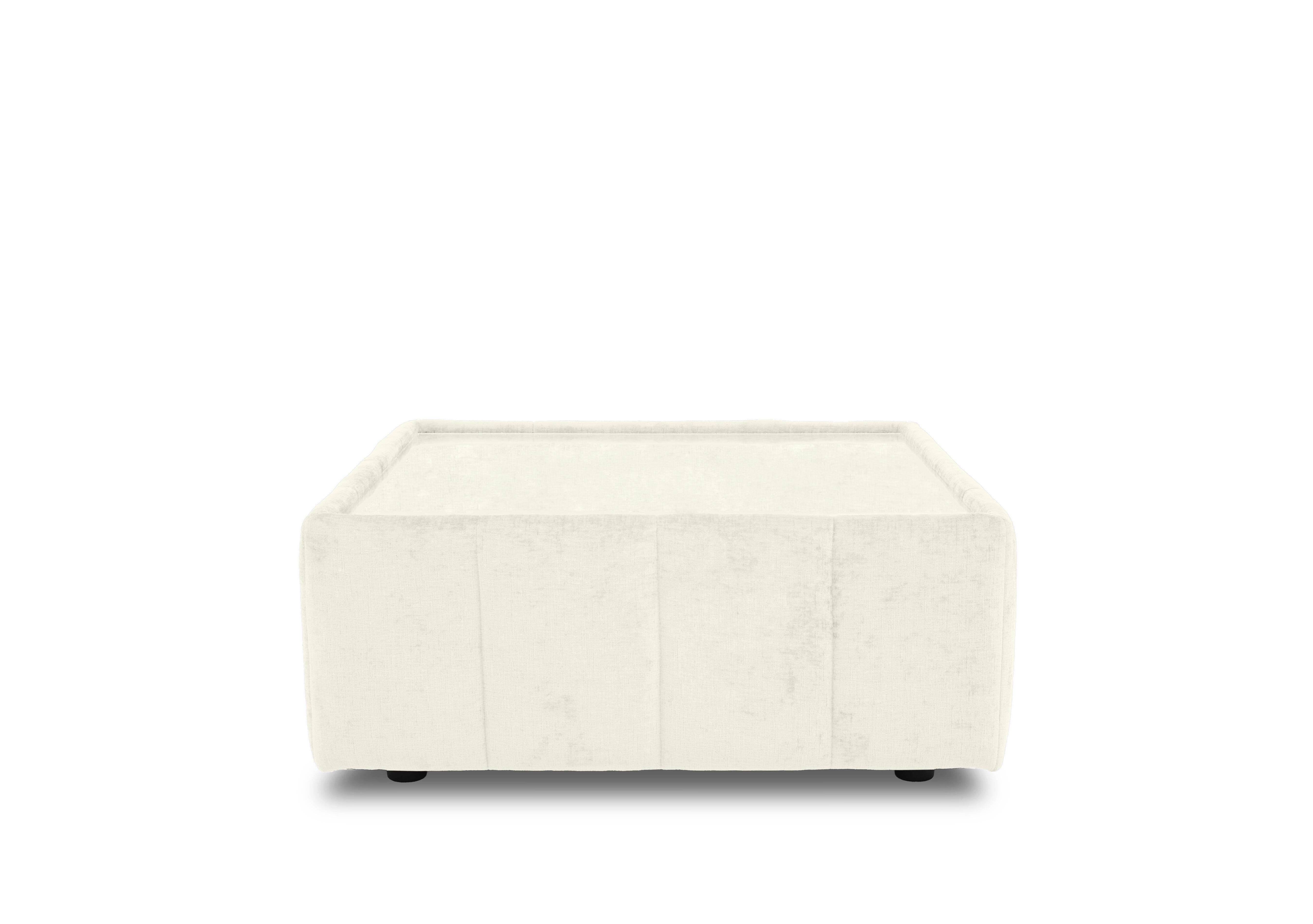 Bellissimo Square Glass Top Table in Mirage Linen on Furniture Village