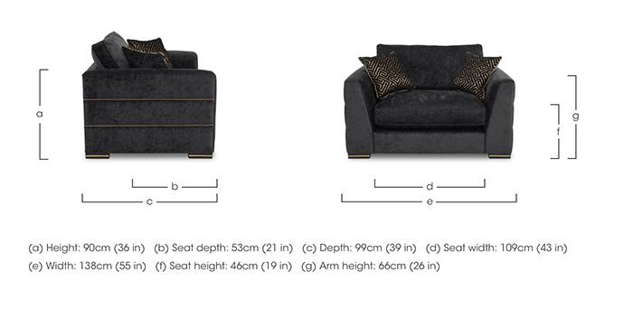 Bellissimo Snuggler in  on Furniture Village