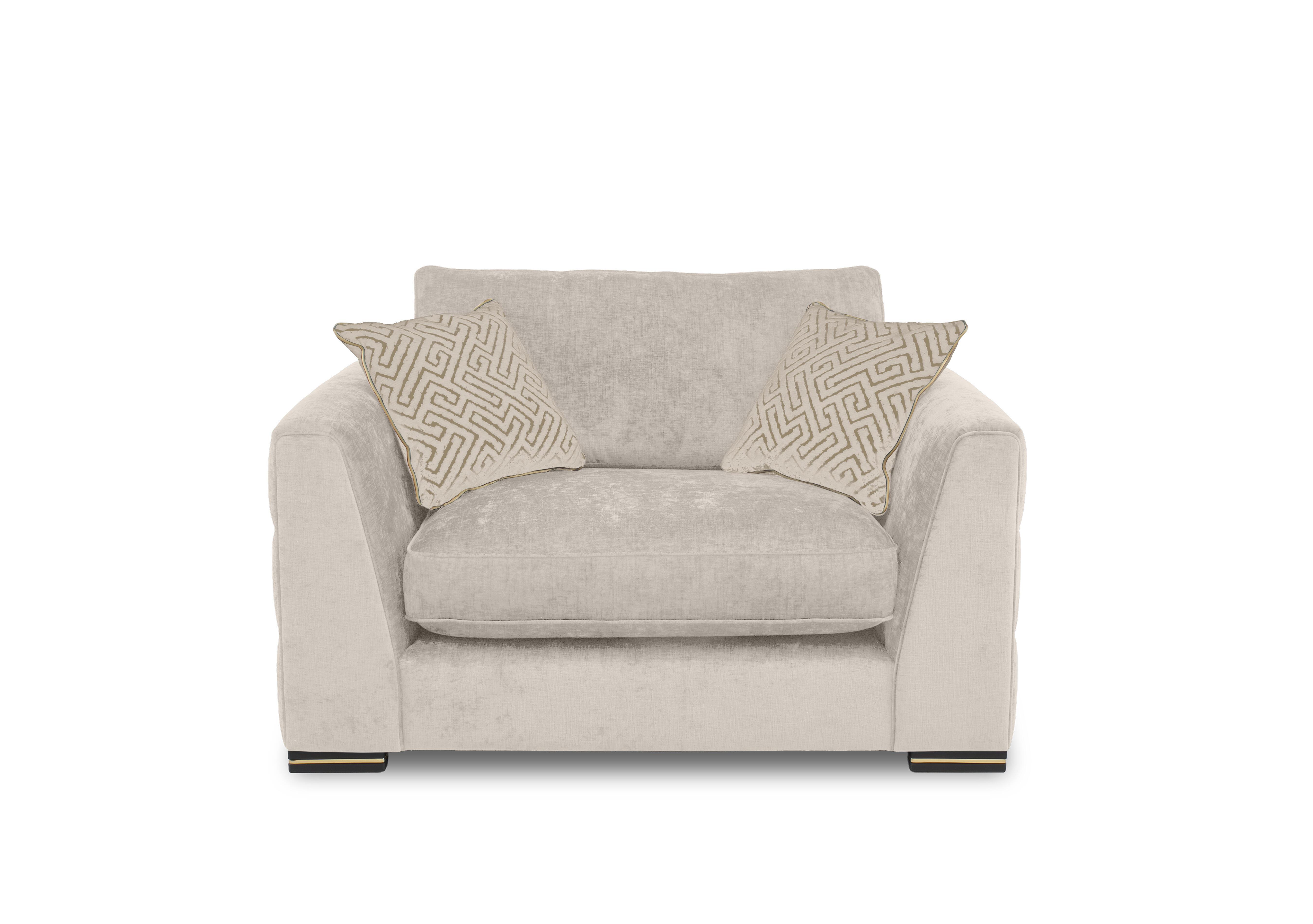 Bellissimo Snuggler in Mirage Pebble Cp on Furniture Village