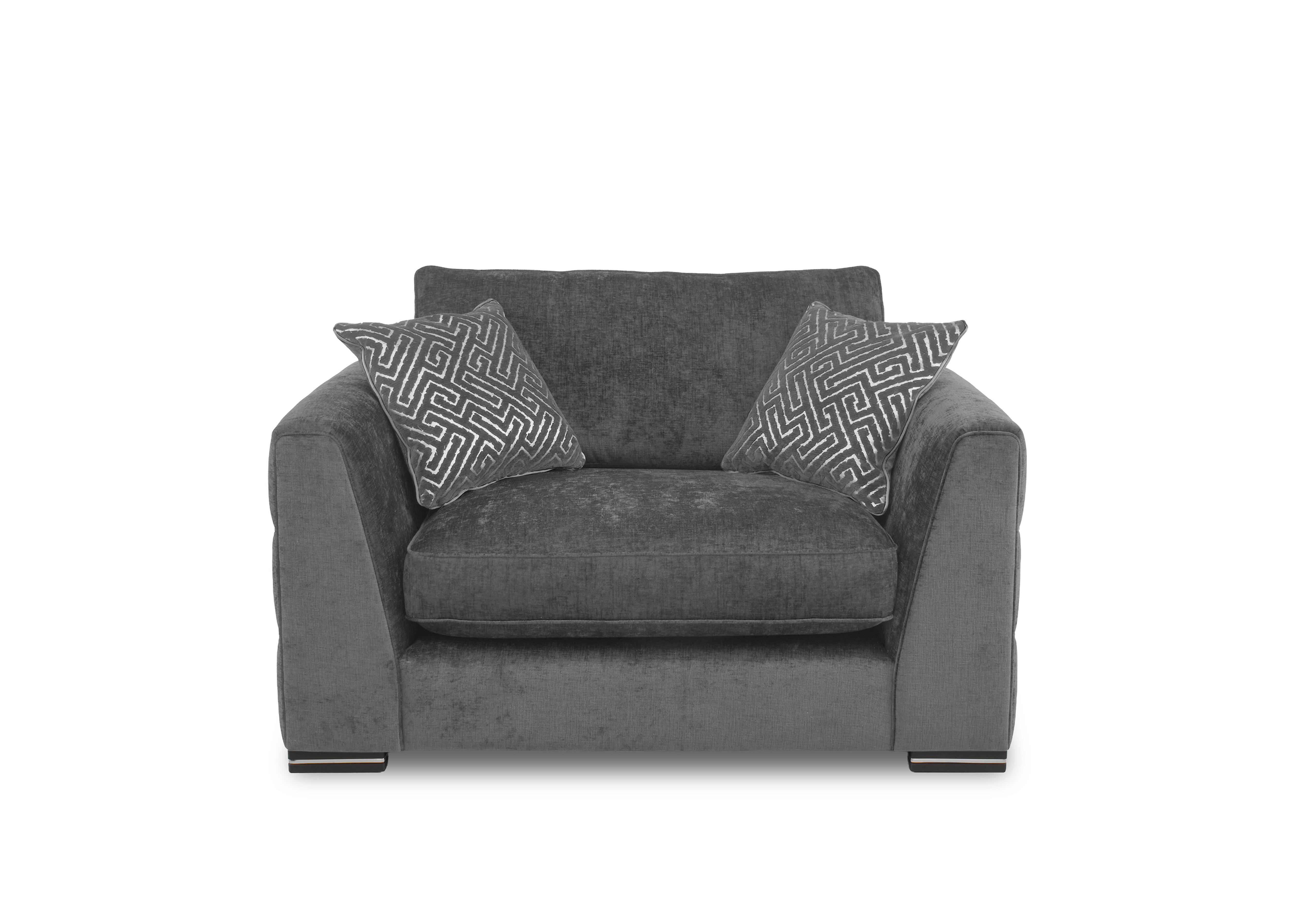 Bellissimo Snuggler in Mirage Shadow Cp on Furniture Village