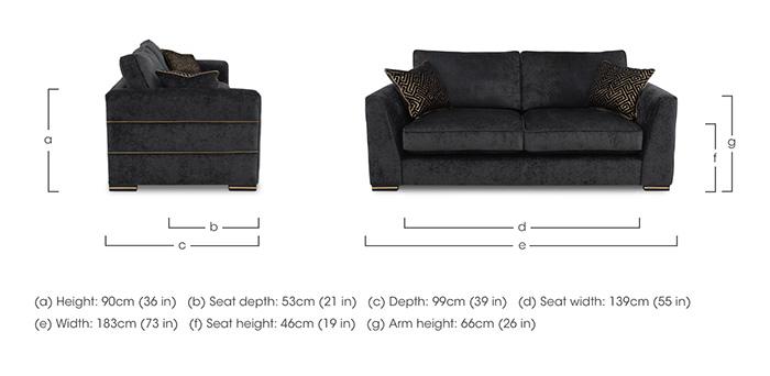 Bellissimo 2 Seater Classic Back Sofa in  on Furniture Village