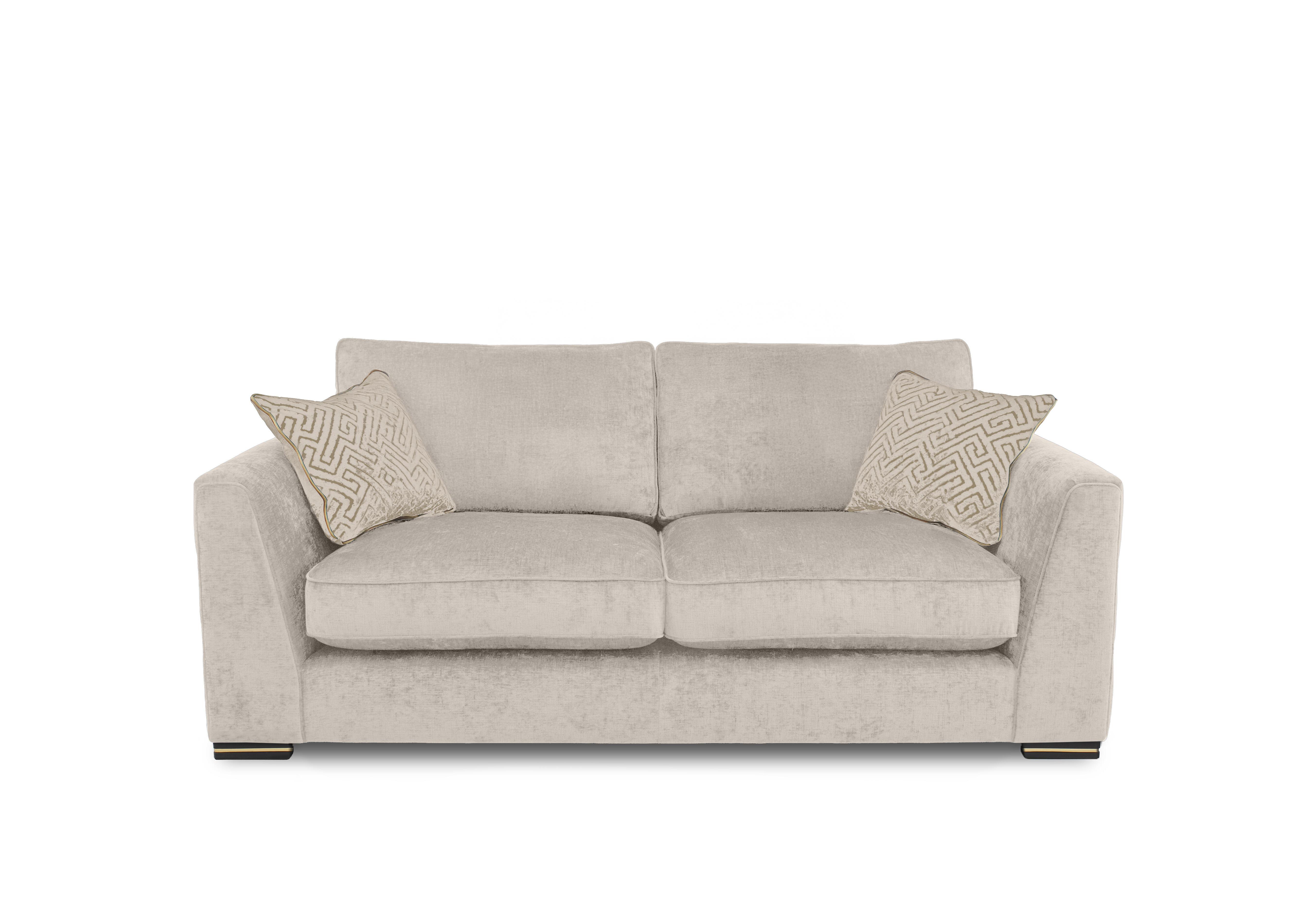 Bellissimo 2 Seater Classic Back Sofa in Mirage Pebble Cp on Furniture Village