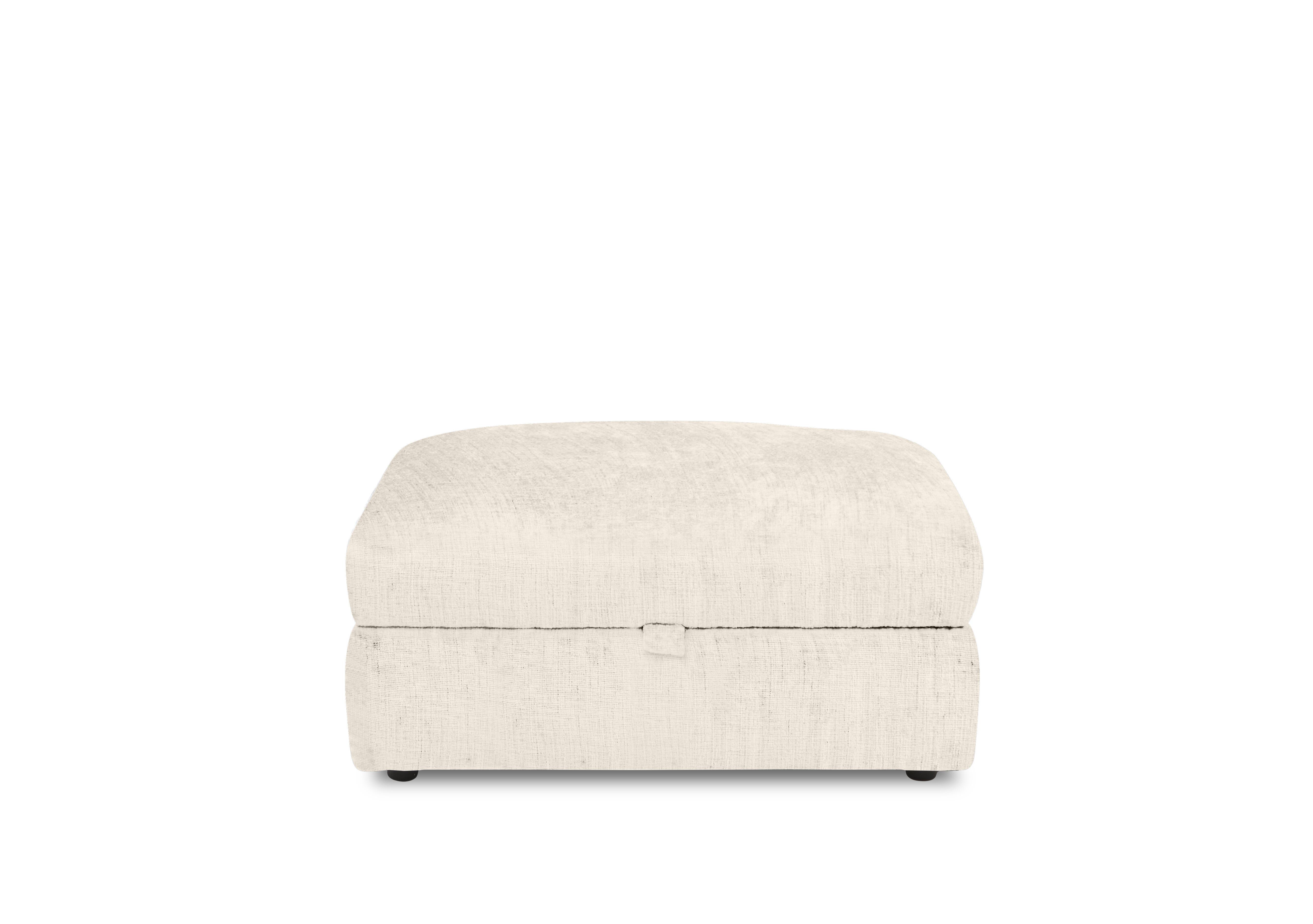 Bellissimo Storage Footstool in Mirage Linen on Furniture Village