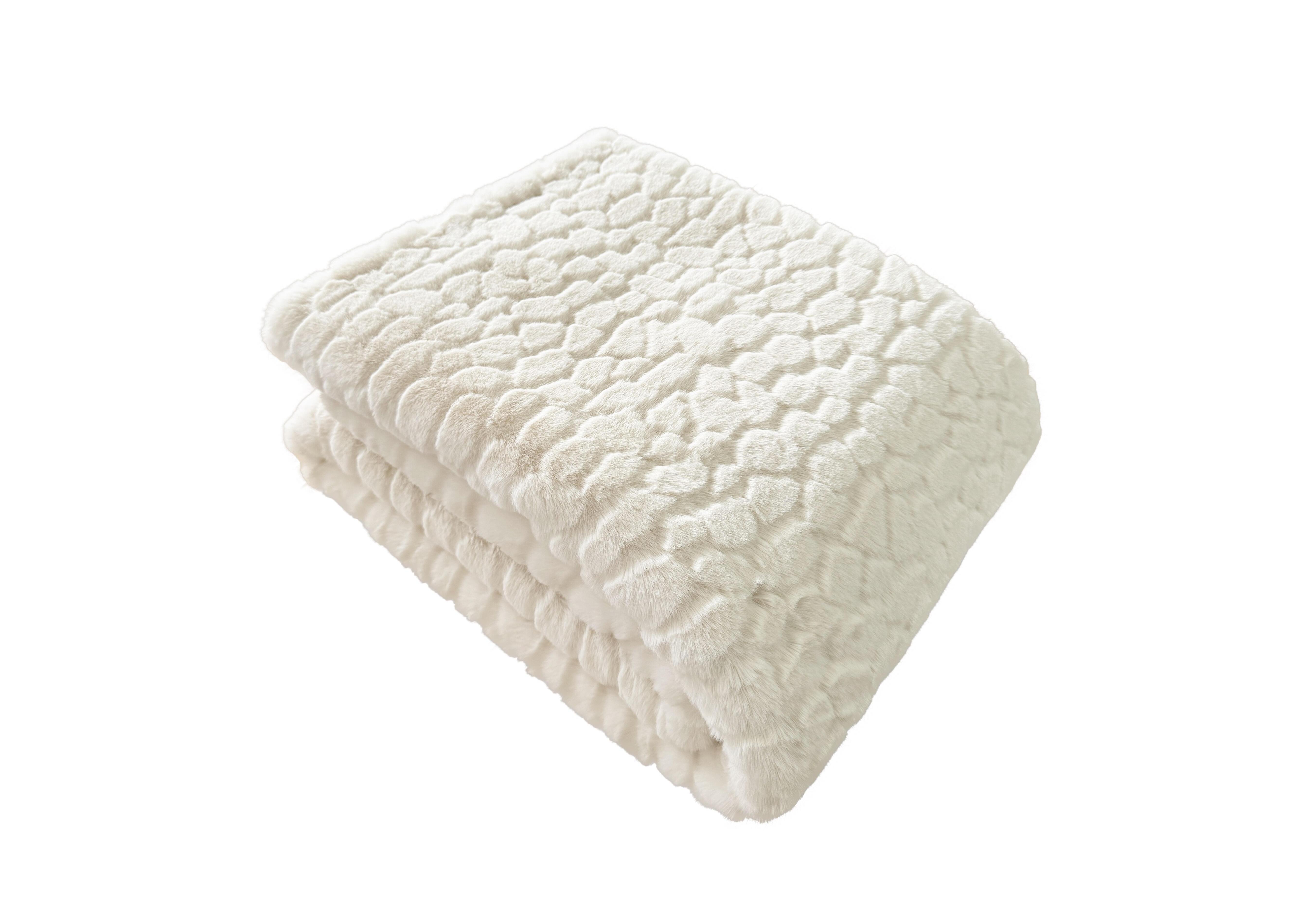 Camberwell Throw in Ivory on Furniture Village