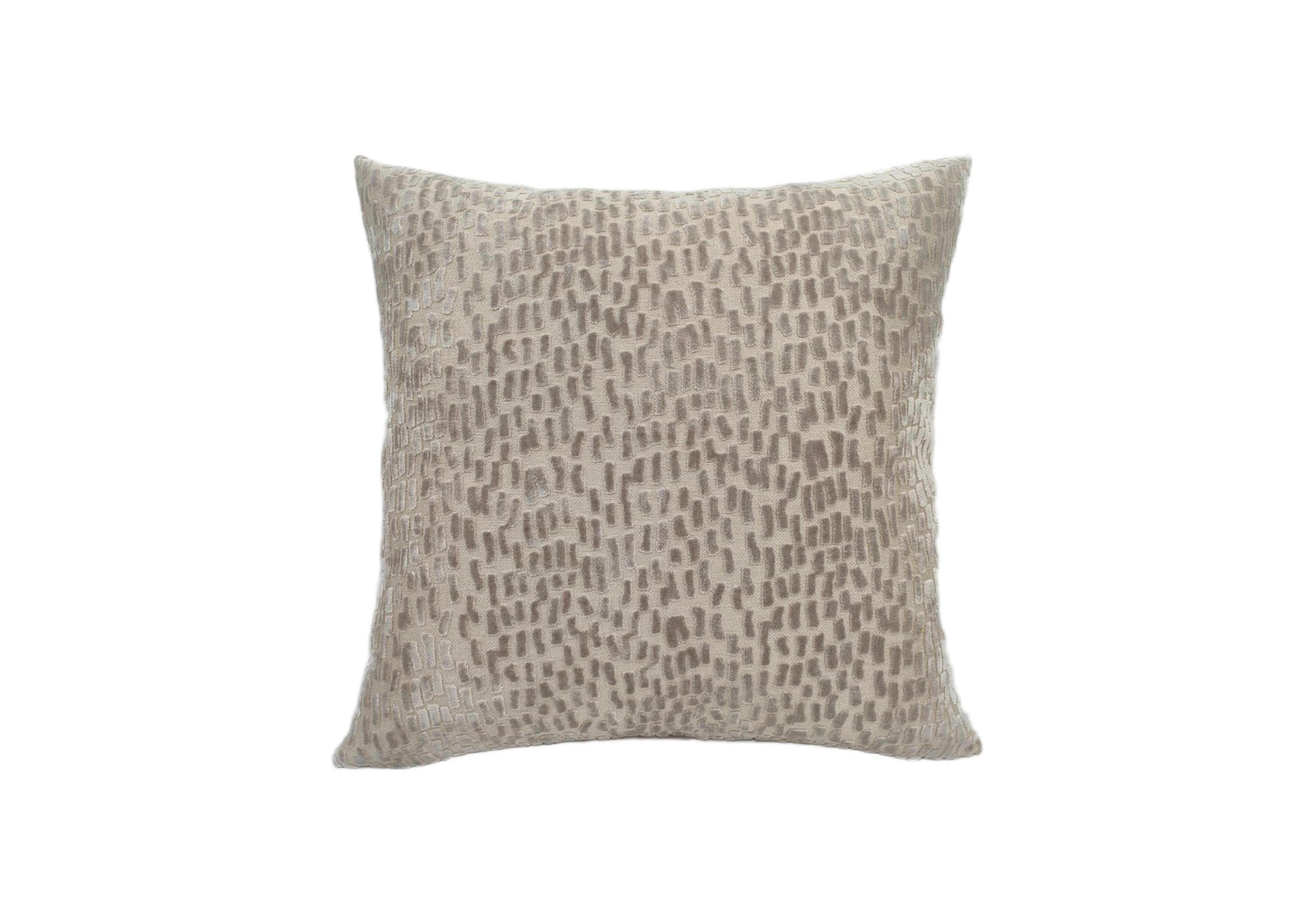 Melody Large Cushion in Taupe on Furniture Village