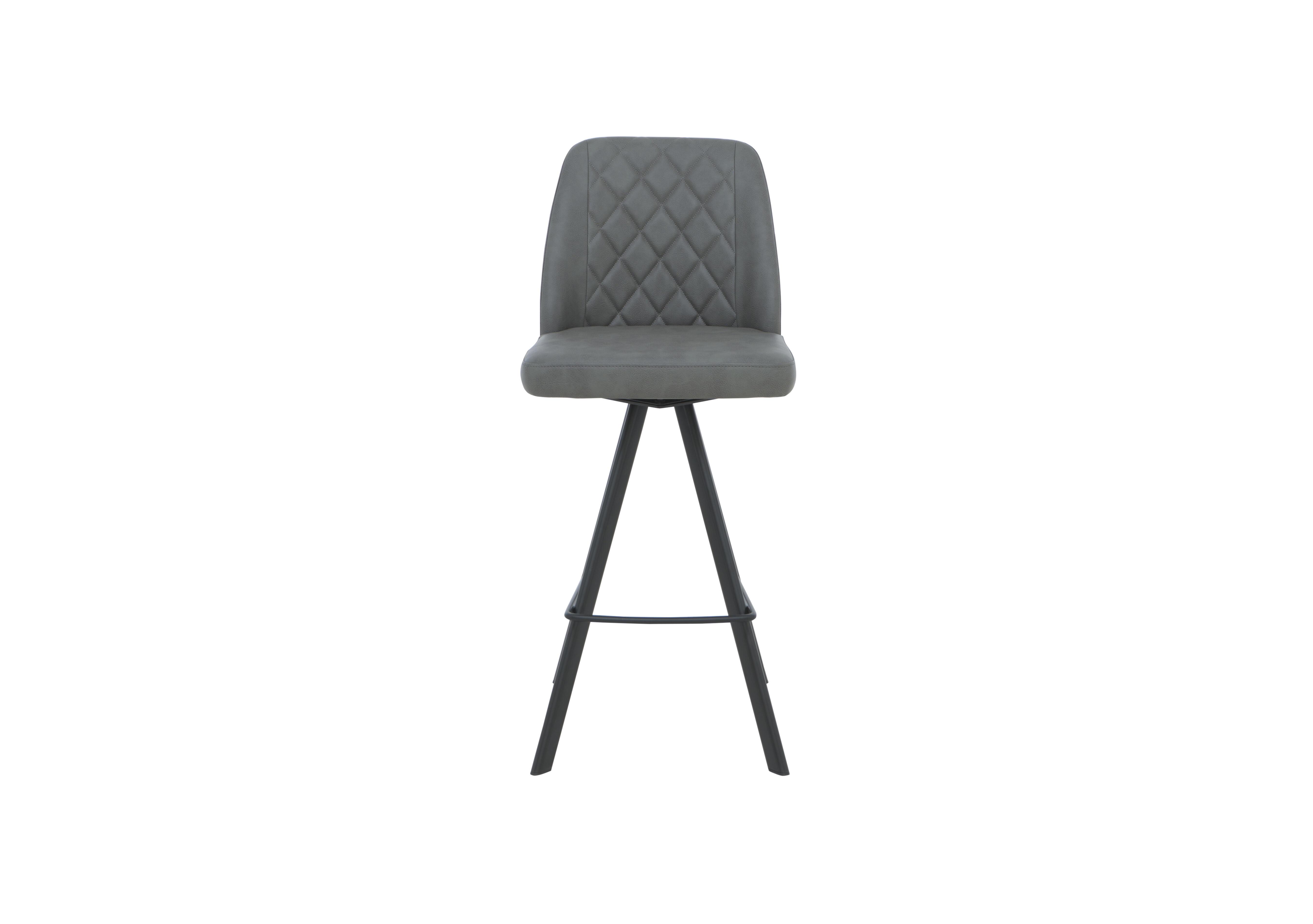 Jupiter Swivel Bar Stool in Grey on Furniture Village