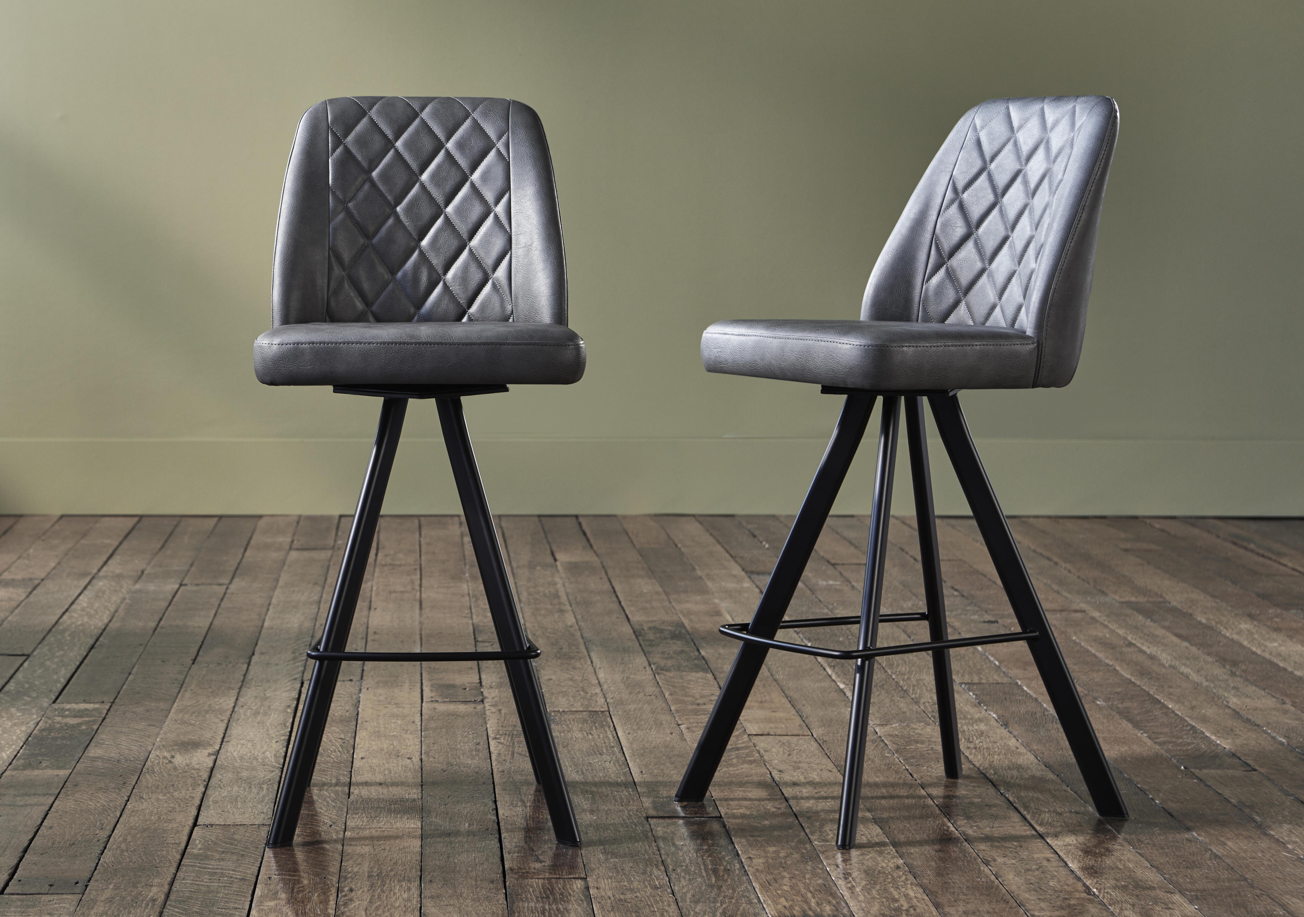 Jupiter Set of 4 Swivel Bar Stools in  on Furniture Village