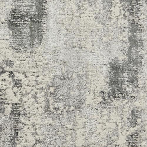 Virella Rug in White - Green on Furniture Village