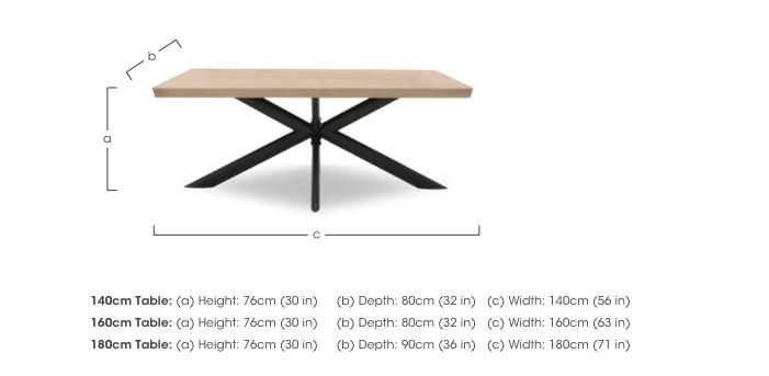 Athena Compact Dining Table in  on Furniture Village
