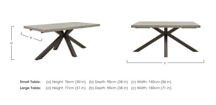 Moon Dining Table with Star Base in  on Furniture Village