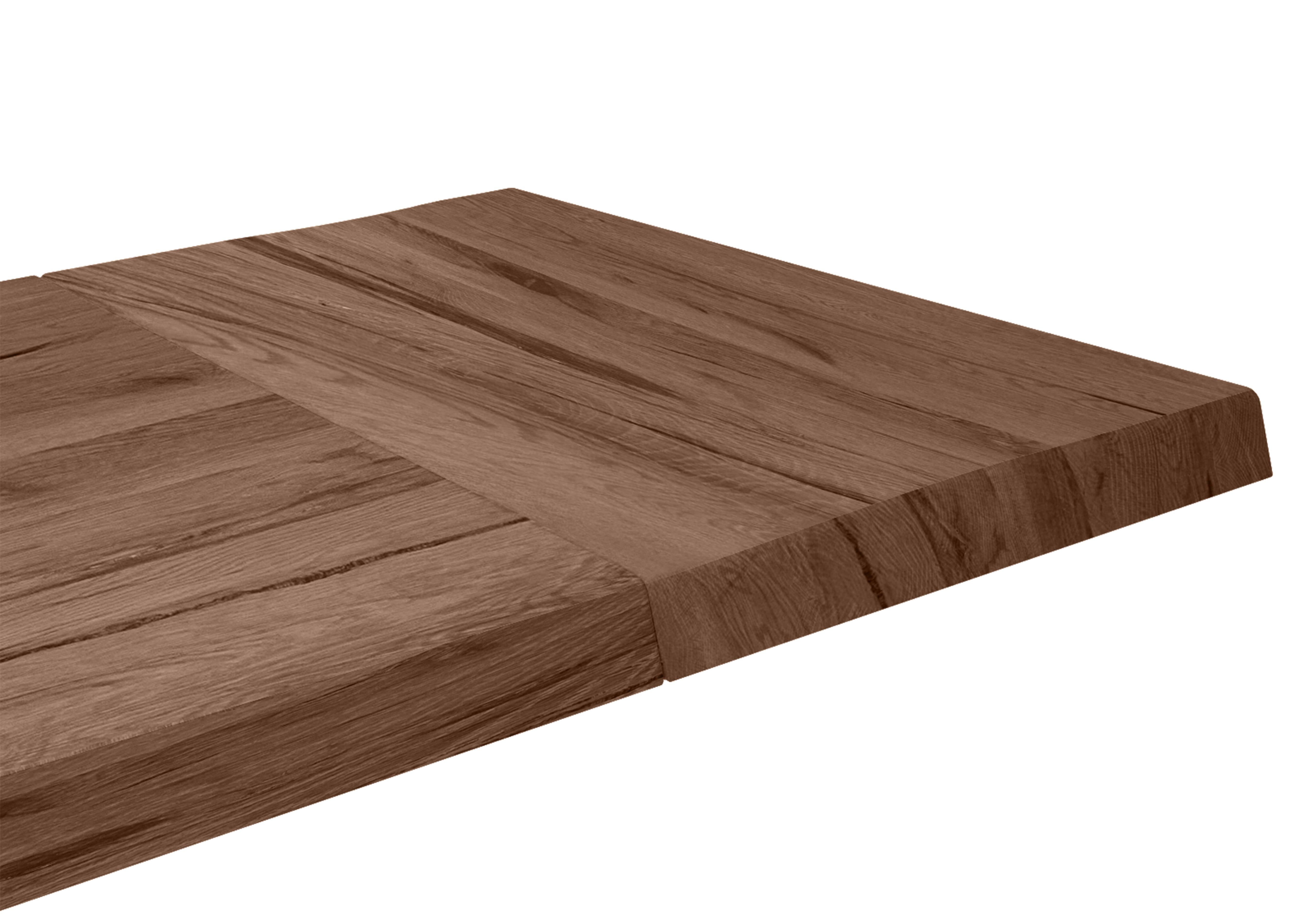 Raw Edge Dining Table Extension Leaf in 4 Desert on Furniture Village