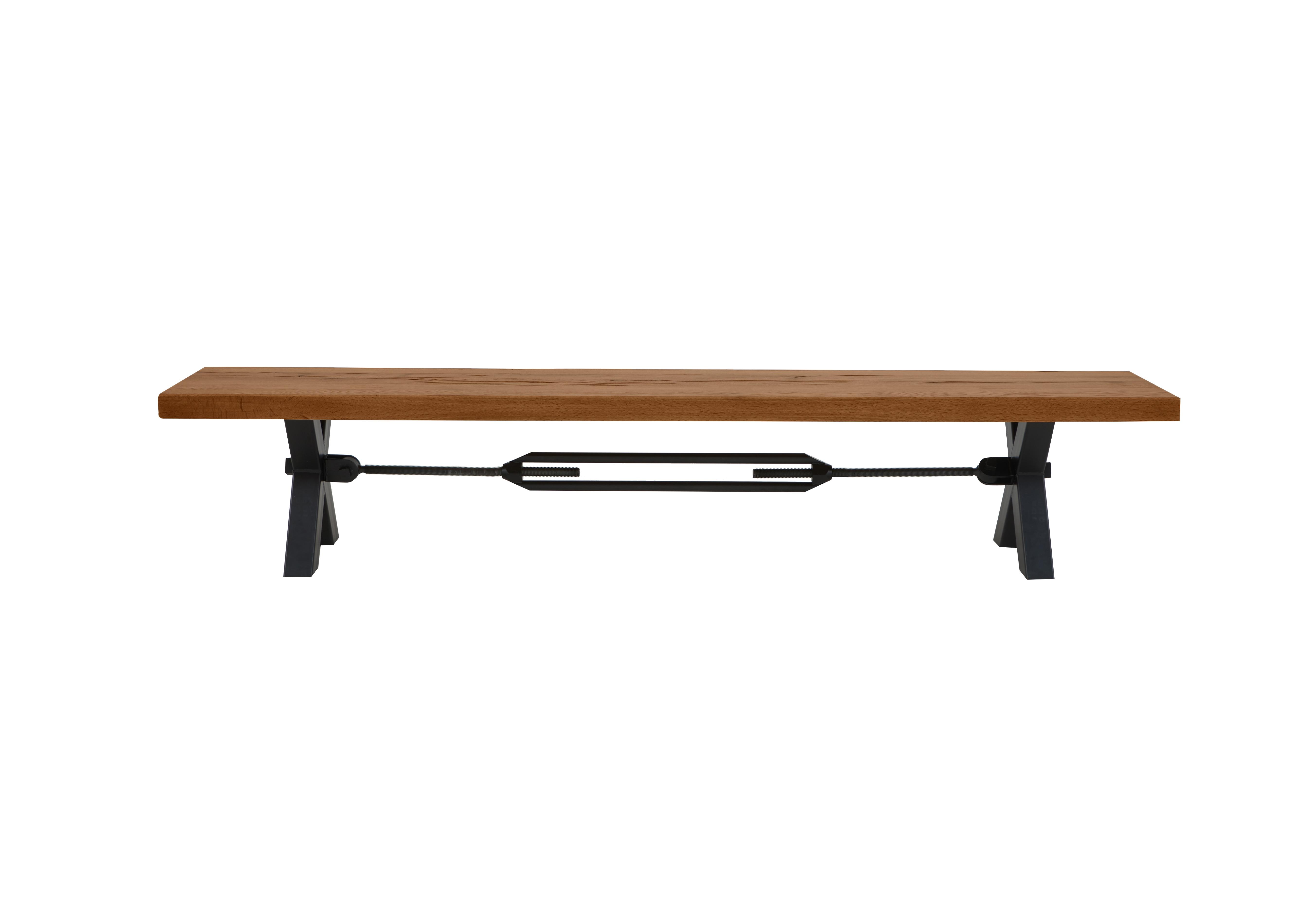 Terra Dining Bench with Tension Bolt X-Leg in 6 Old Bassano on Furniture Village