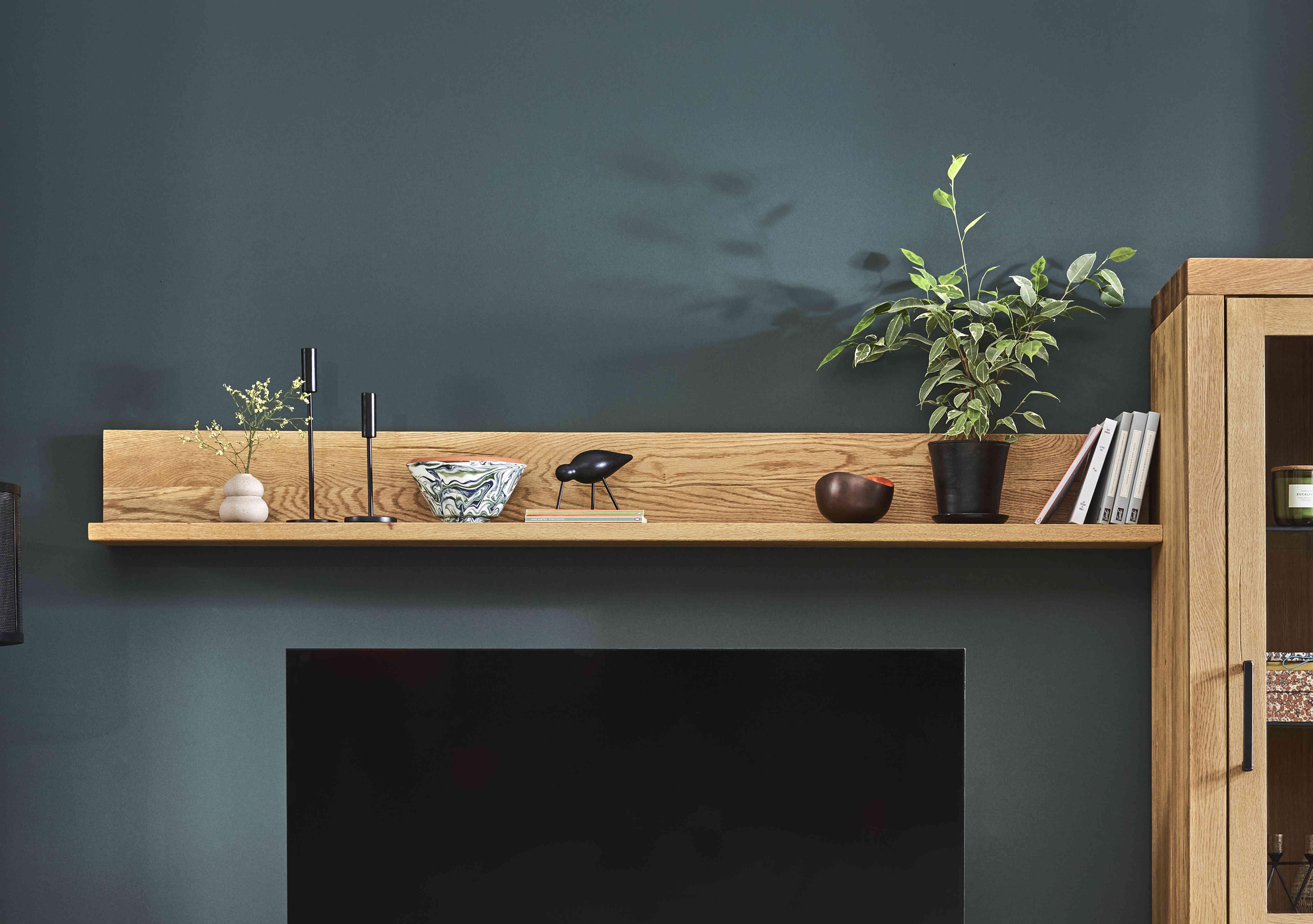 Terra 150cm Wall Shelf in  on Furniture Village