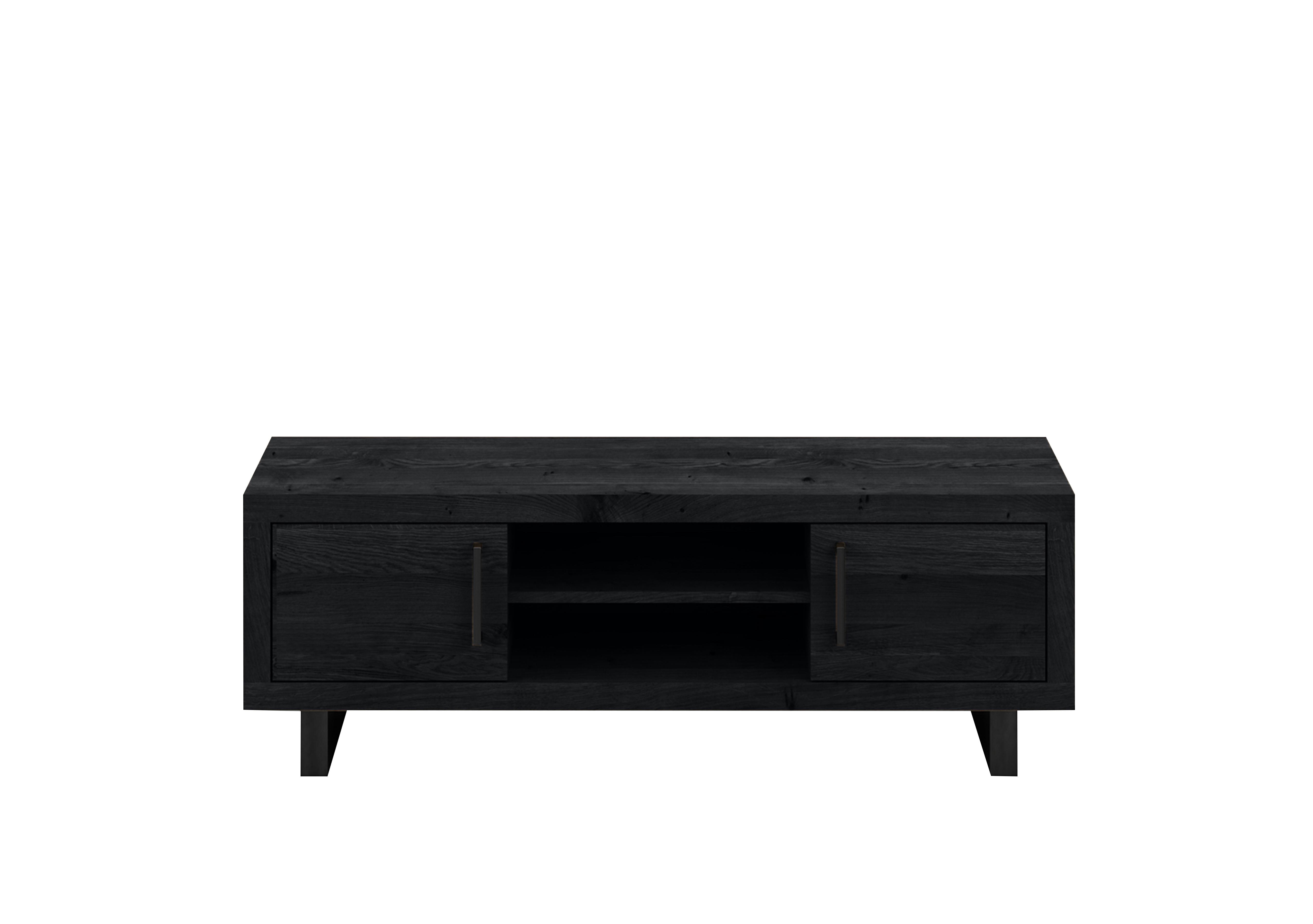 Terra Small TV Unit in 7 Black on Furniture Village