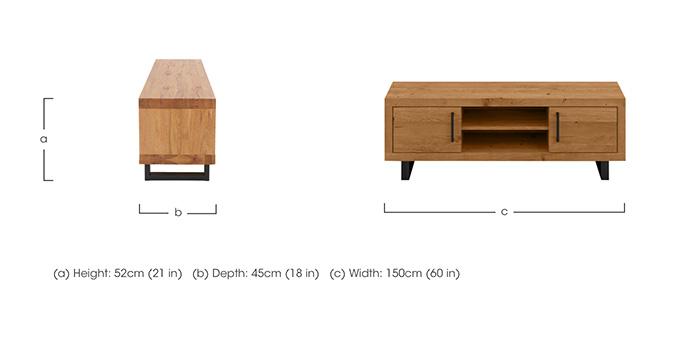 Terra Small TV Unit in  on Furniture Village