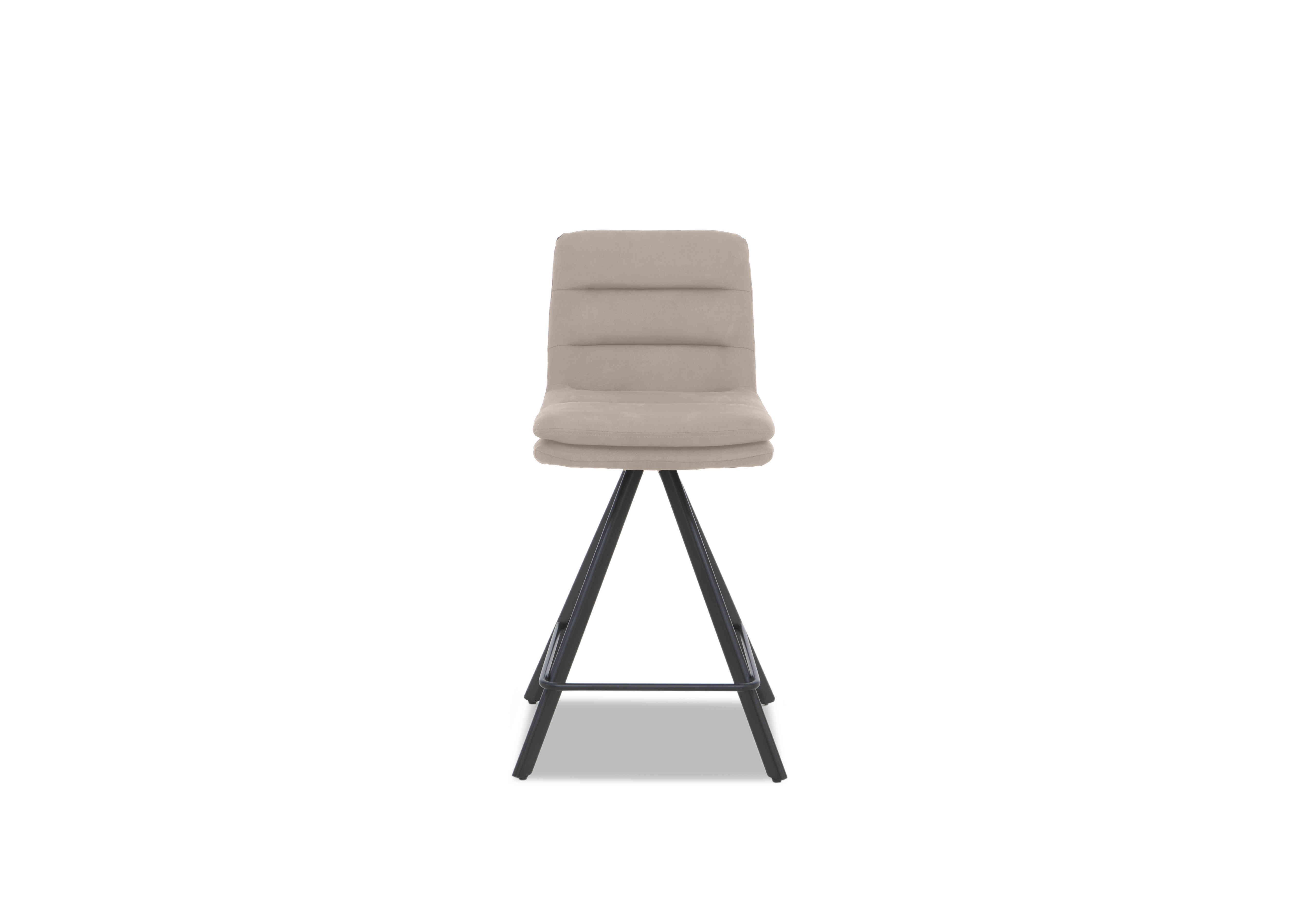 Njord Fabric Swivel Bar Stool in Sand on Furniture Village