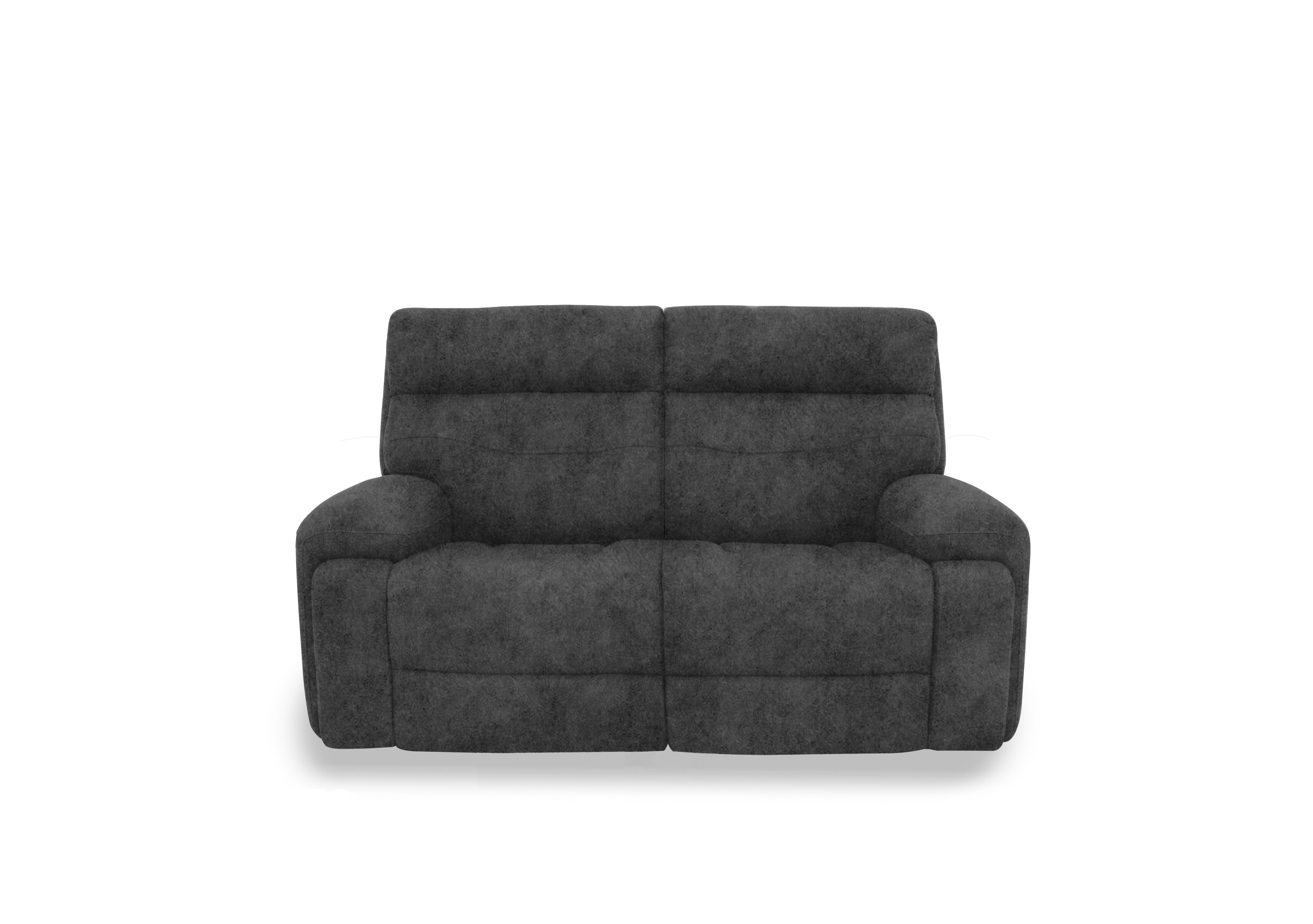 Cinemax Fabric 2 Seater Sofa in Marble Dark Grey Be-0101 on Furniture Village