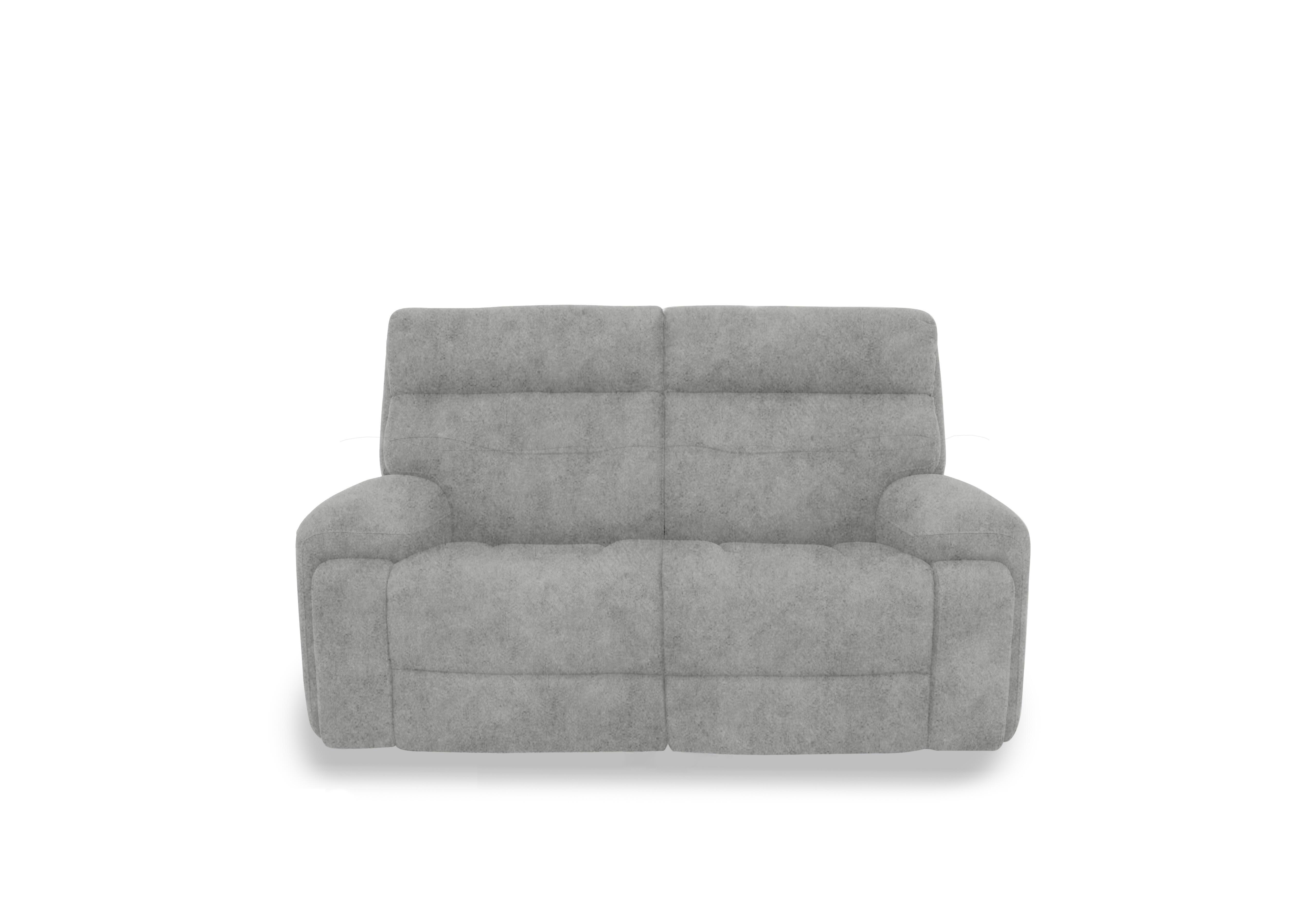 Cinemax Fabric 2 Seater Sofa in Marble Light Grey Be-0102 on Furniture Village