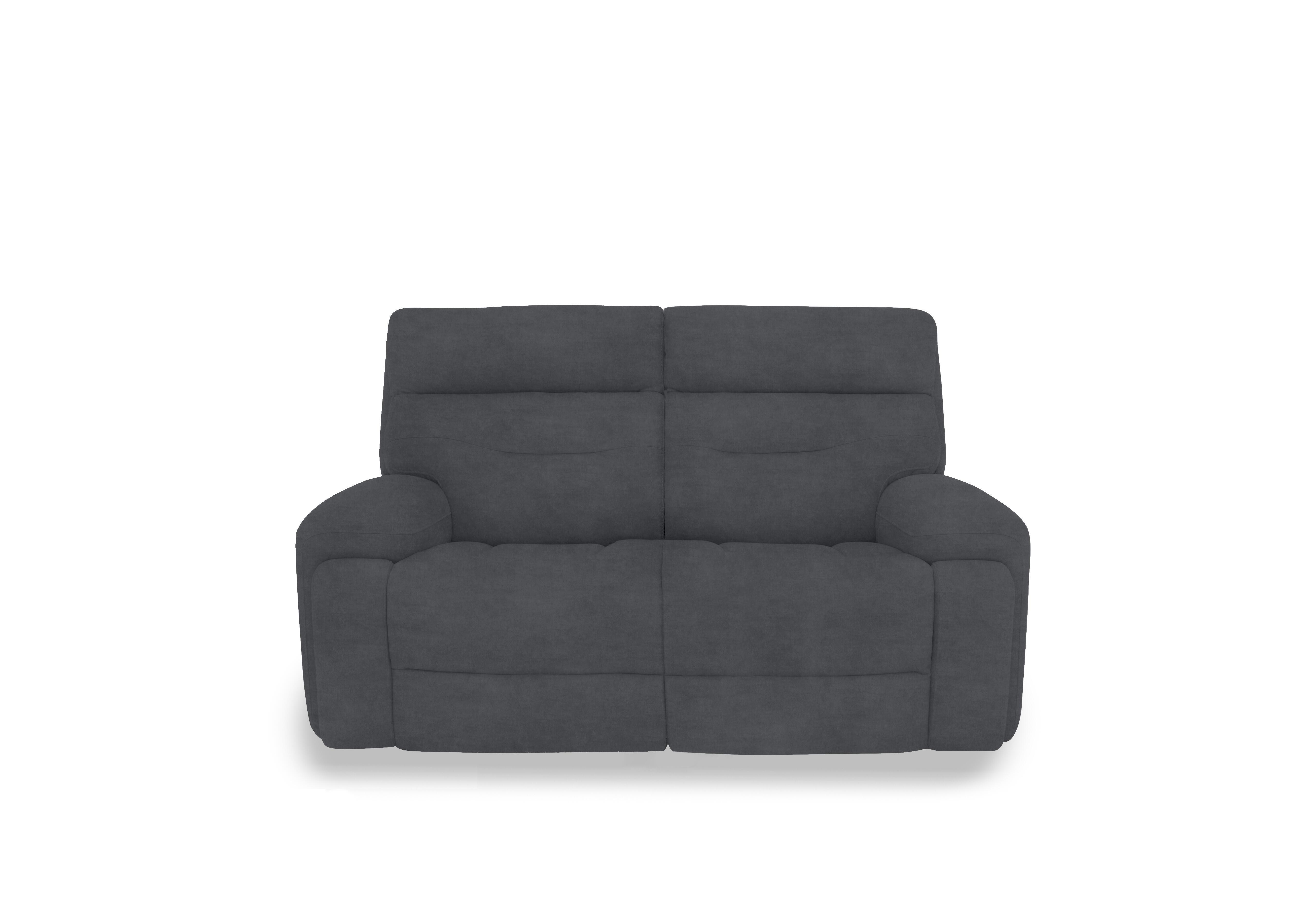 Cinemax Fabric 2 Seater Sofa in Nappe Velvet Dark Grey Nv-0106 on Furniture Village